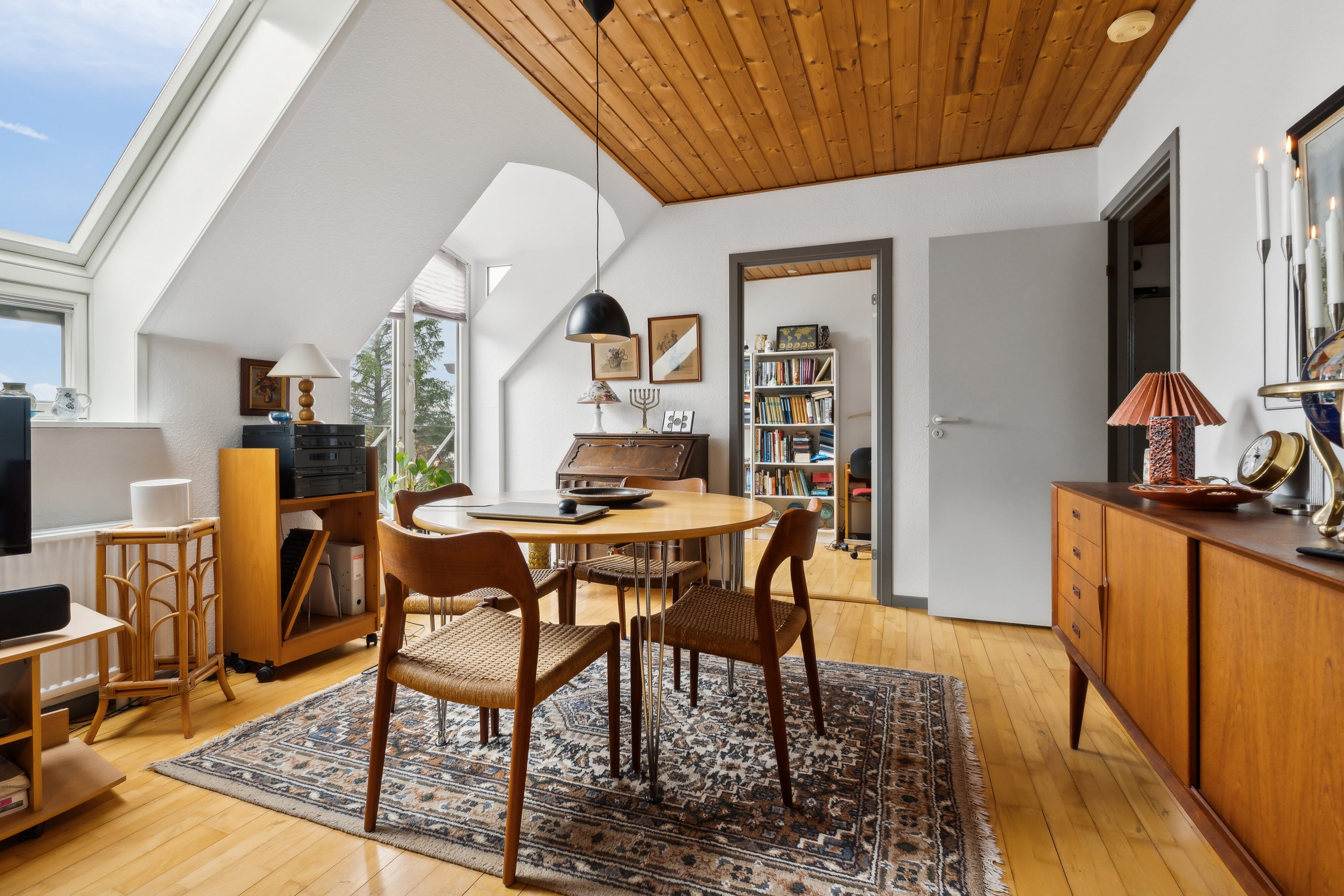 Fremhævet spisestue billede i fuldskærmstilstand. Billede af Torvegade 6A, 2. th., 9870 Sindal