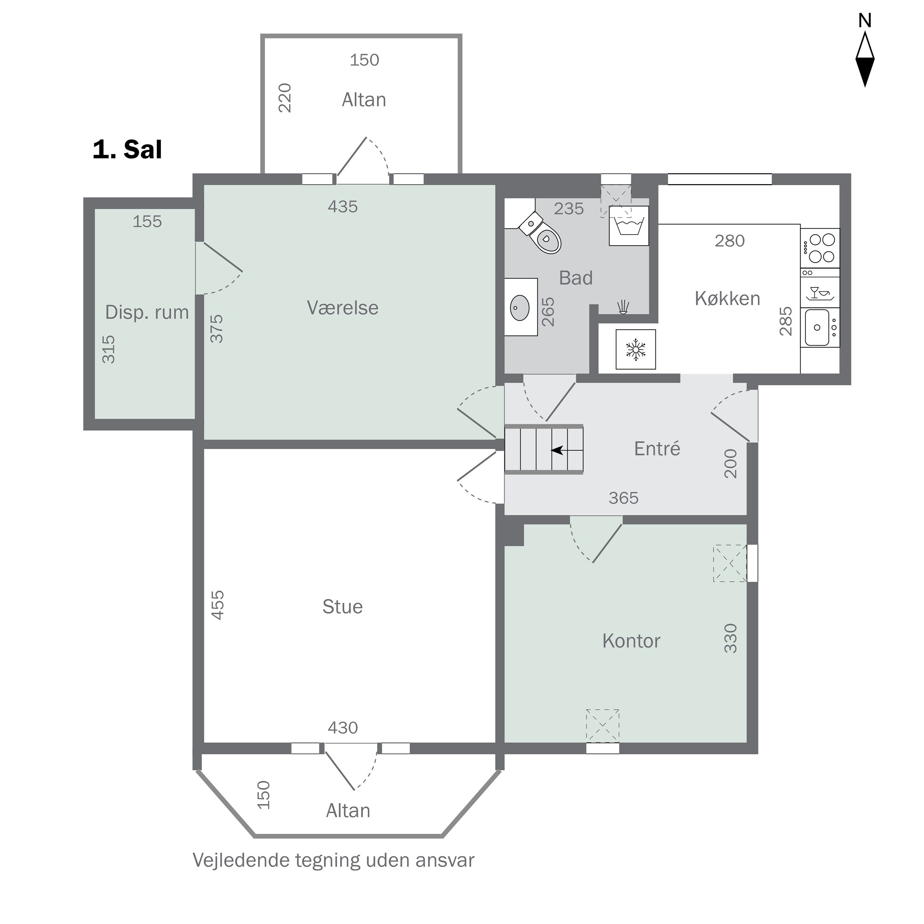 Plantegninger billede af Tietgens Allé 33, 1. tv., 5230 Odense M