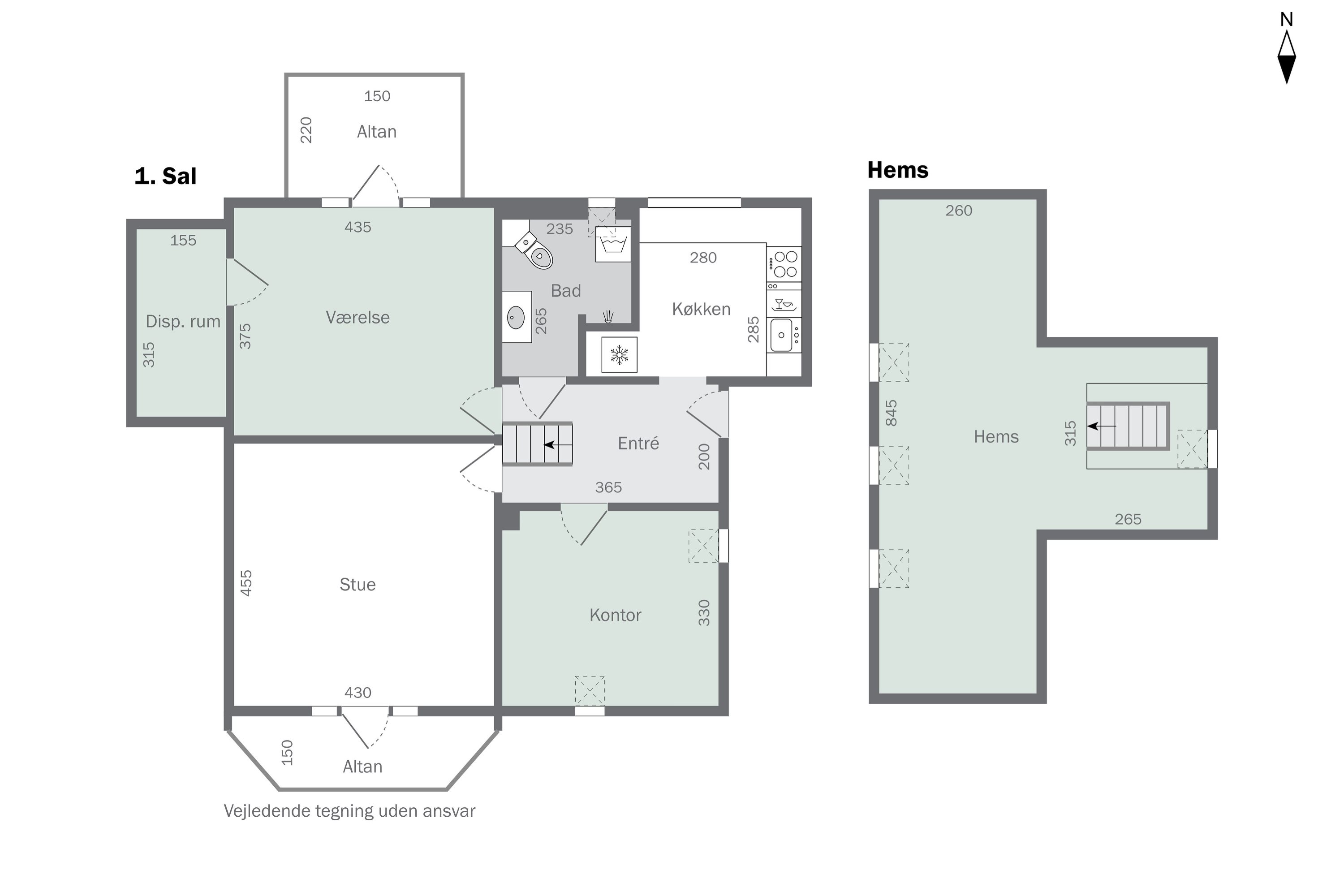 Plantegninger billede af Tietgens Allé 33, 1. tv., 5230 Odense M