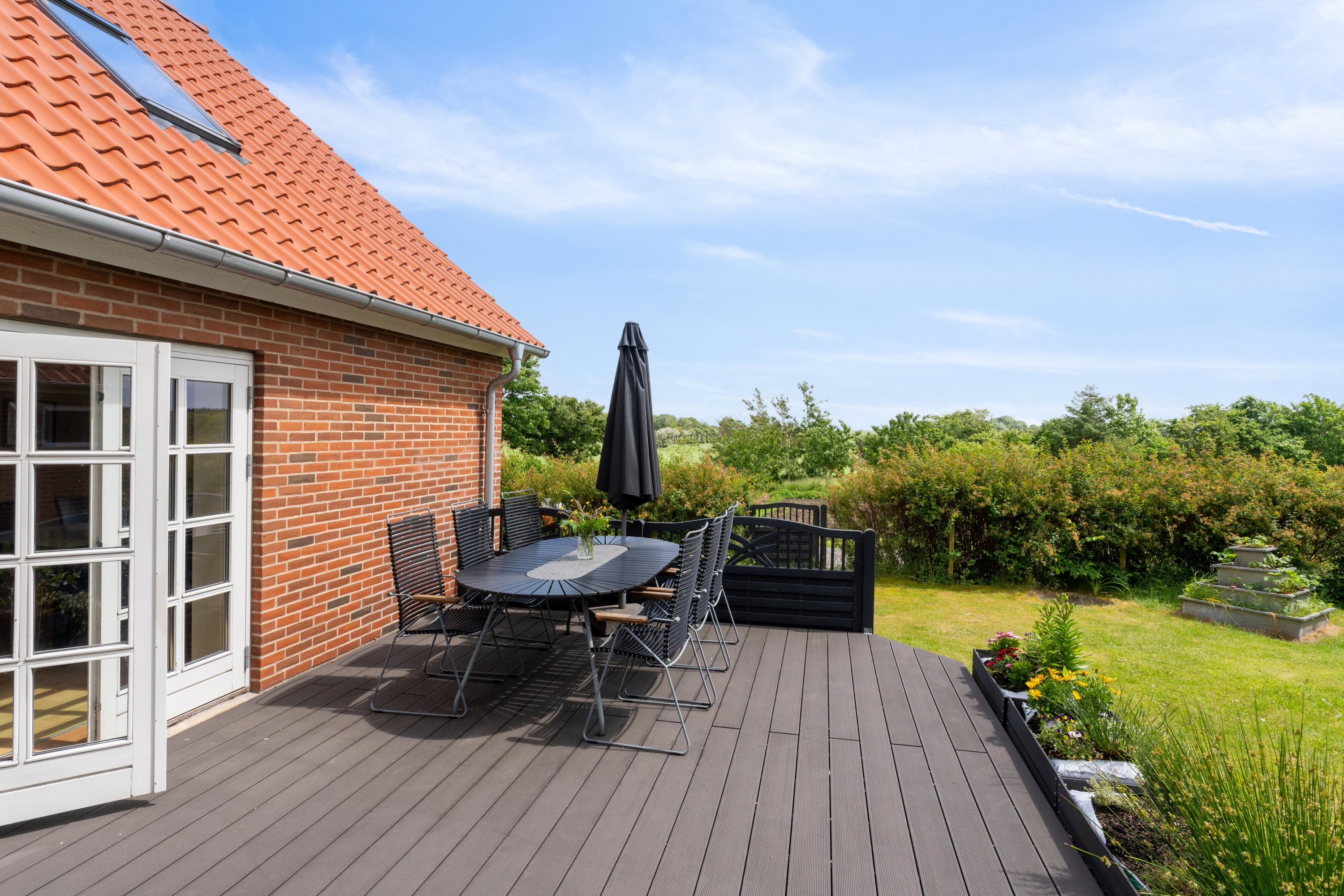 Fremhævet terrasse billede i fuldskærmstilstand. Billede af Dovervej 4, Dover, 7760 Hurup Thy