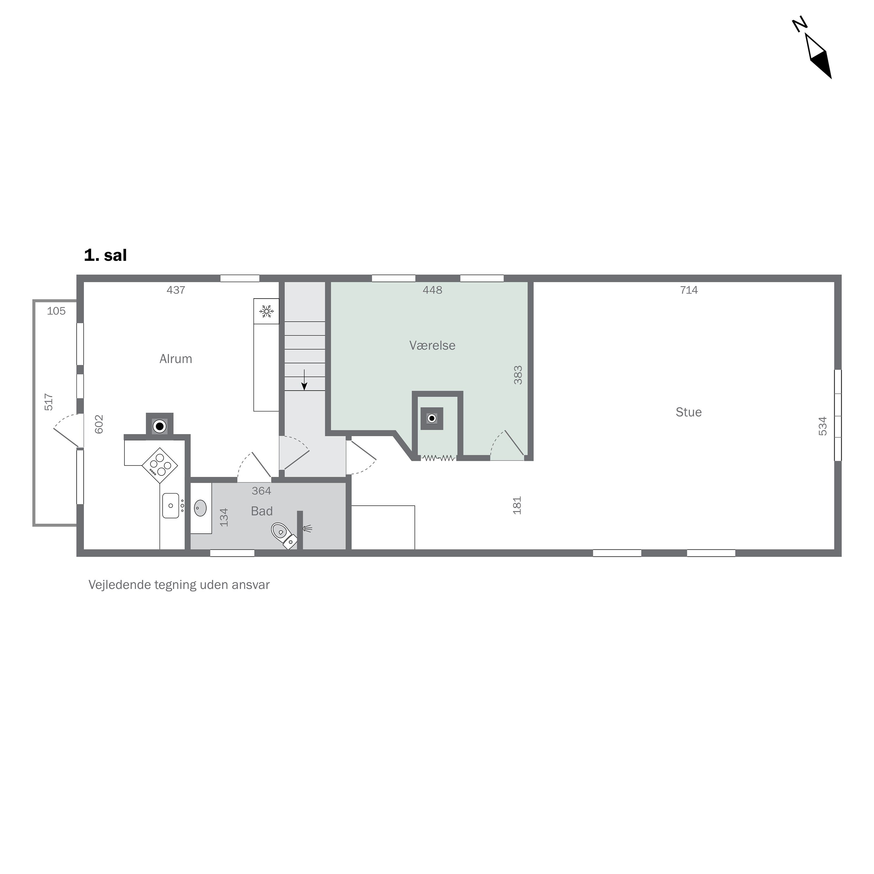 Plantegninger billede af Ørbækvej 843, Rolfsted, 5863 Ferritslev Fyn