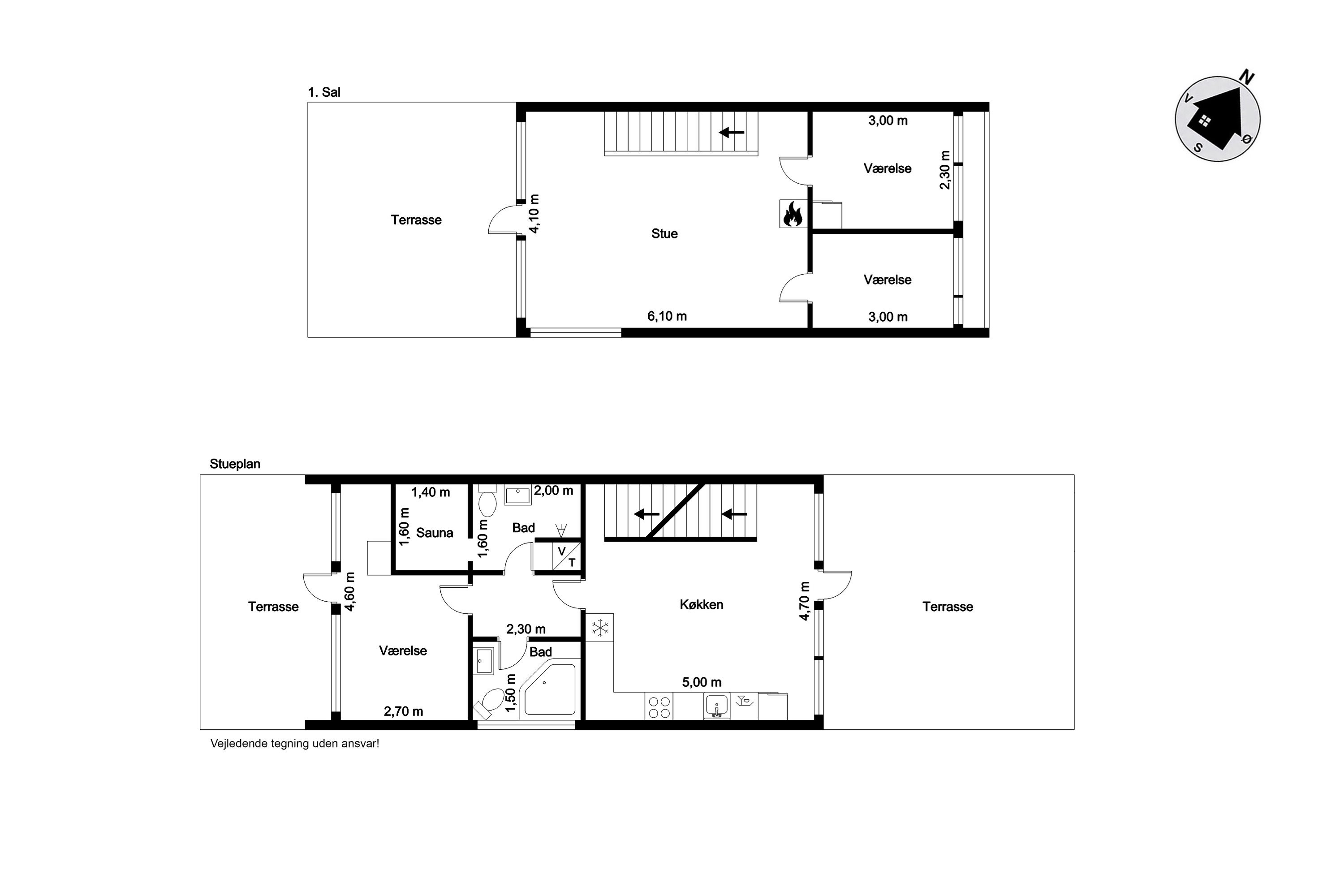 Plantegninger billede af Molen 7, Bork Havn, 6893 Hemmet
