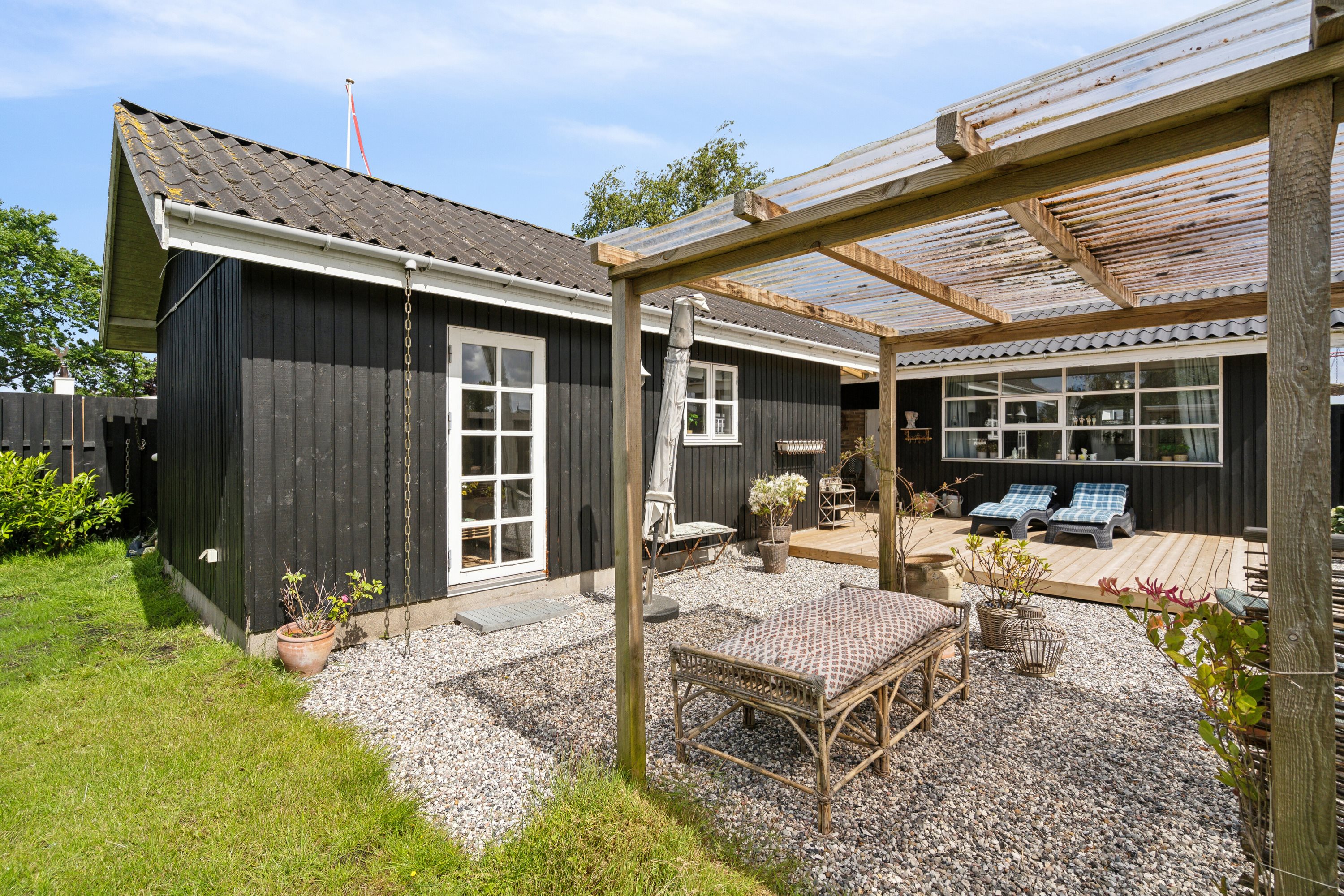 Fremhævet haven billede i fuldskærmstilstand. Billede af Lærkevænget 2, Hasmark Strand, 5450 Otterup