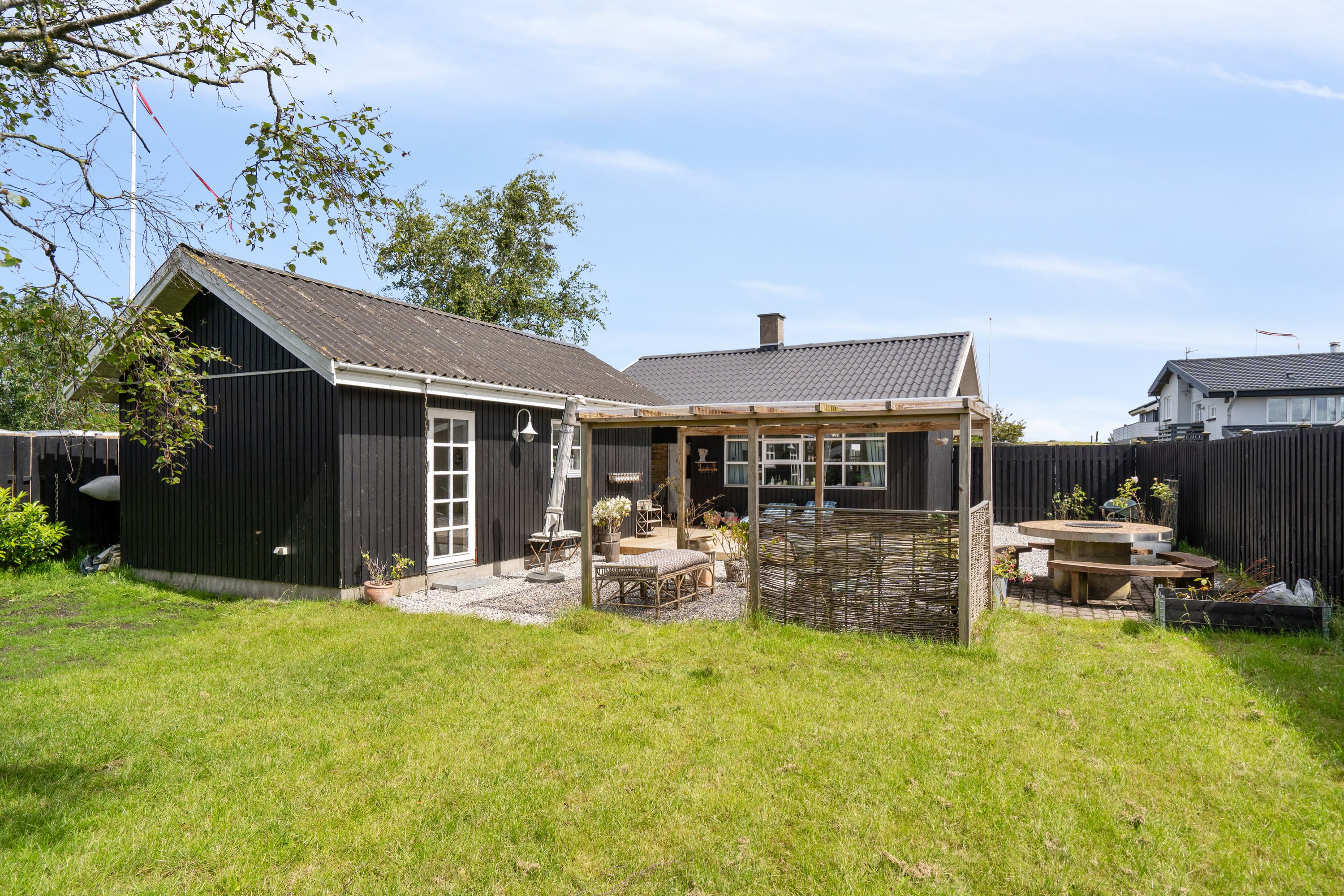 Fremhævet haven billede i fuldskærmstilstand. Billede af Lærkevænget 2, Hasmark Strand, 5450 Otterup