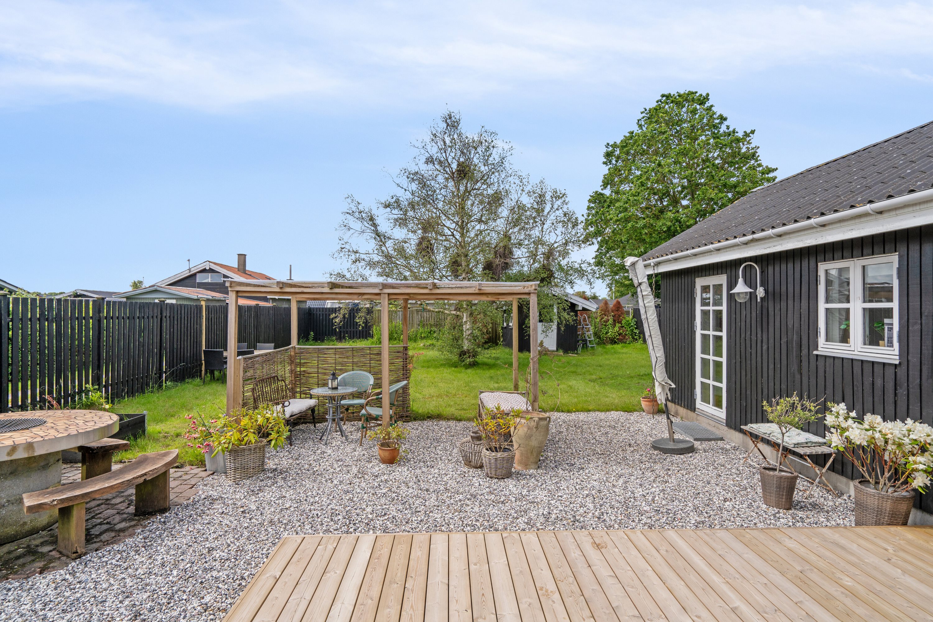 Fremhævet haven billede i fuldskærmstilstand. Billede af Lærkevænget 2, Hasmark Strand, 5450 Otterup