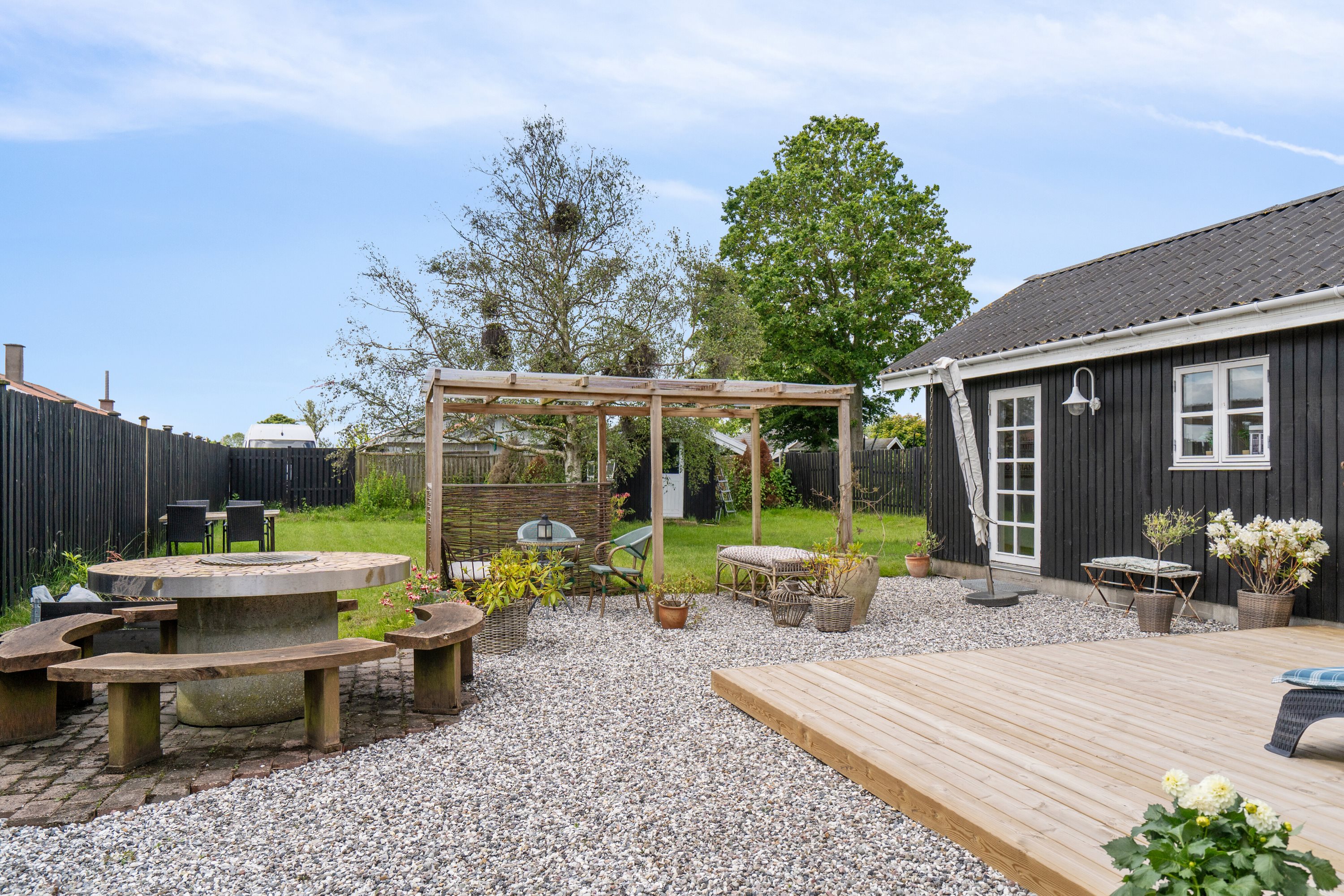 Fremhævet haven billede i fuldskærmstilstand. Billede af Lærkevænget 2, Hasmark Strand, 5450 Otterup