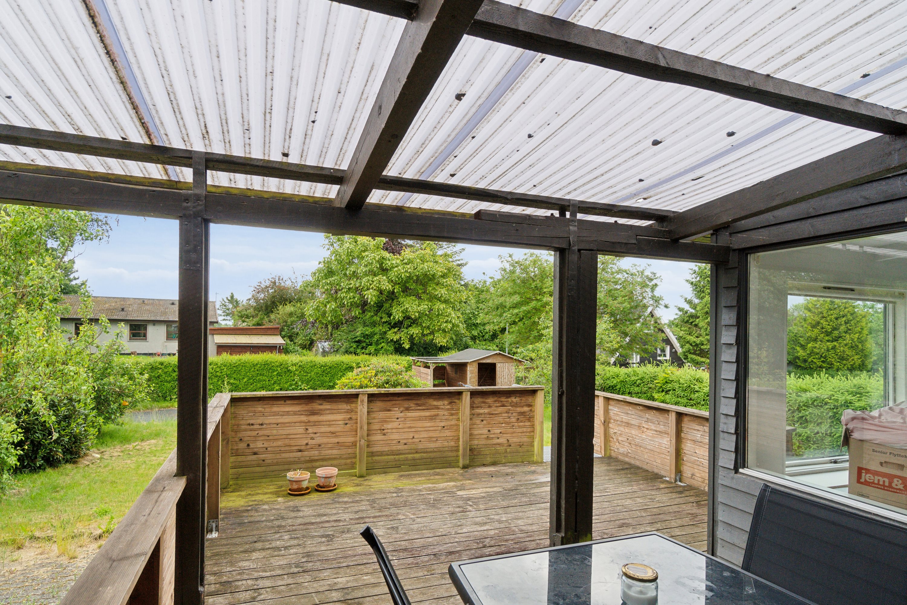 Fremhævet udendørs billede i fuldskærmstilstand. Billede af Solsortevej 28, 7441 Bording