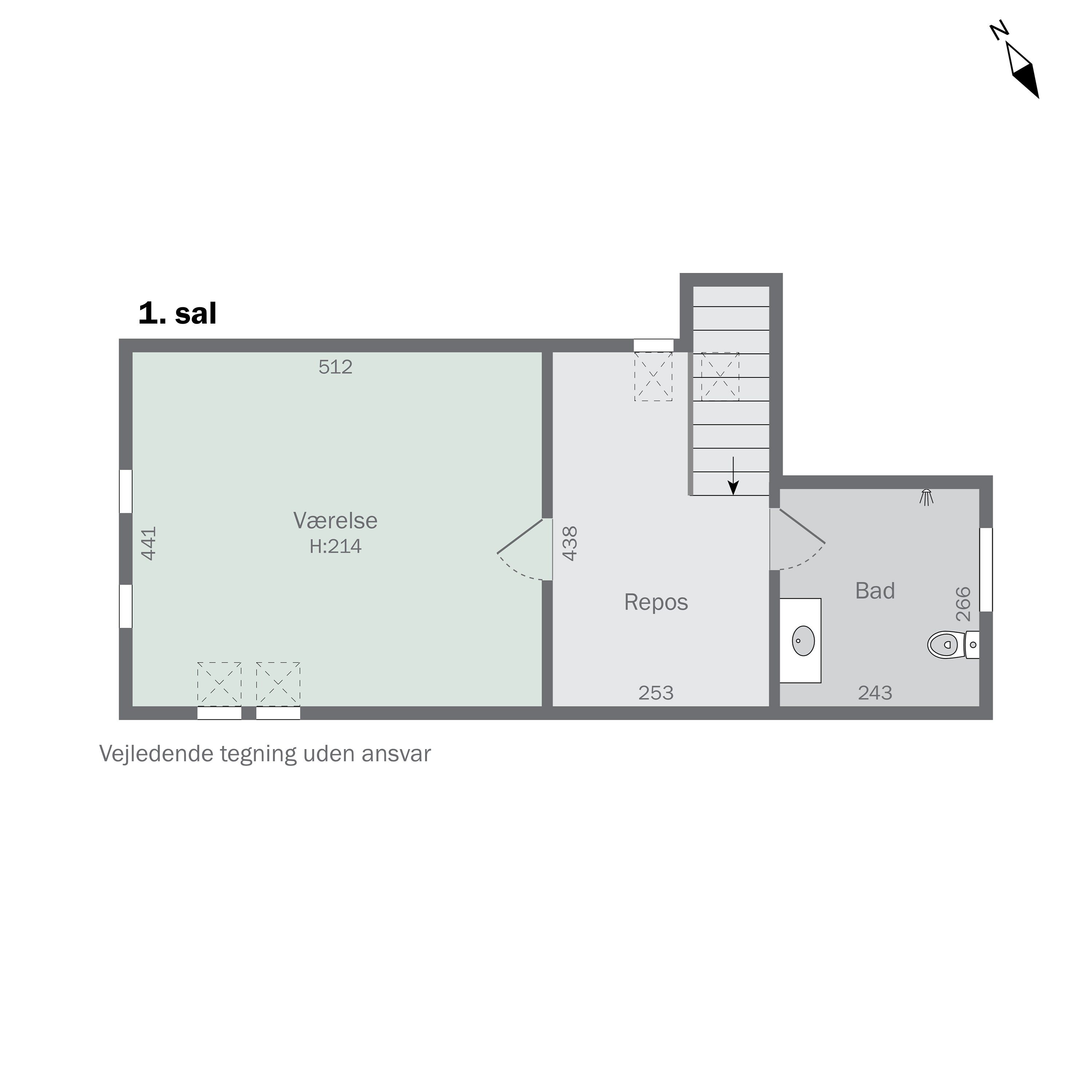 Plantegninger billede af Solsortevej 28, 7441 Bording