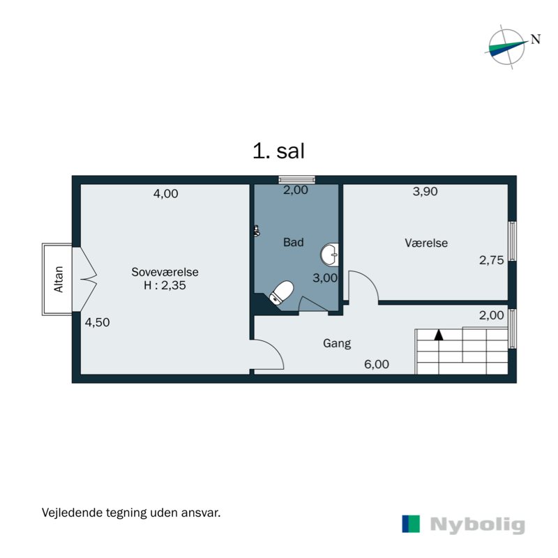 Plantegninger billede af Otto Møllersgade 2, Gylling, 8300 Odder