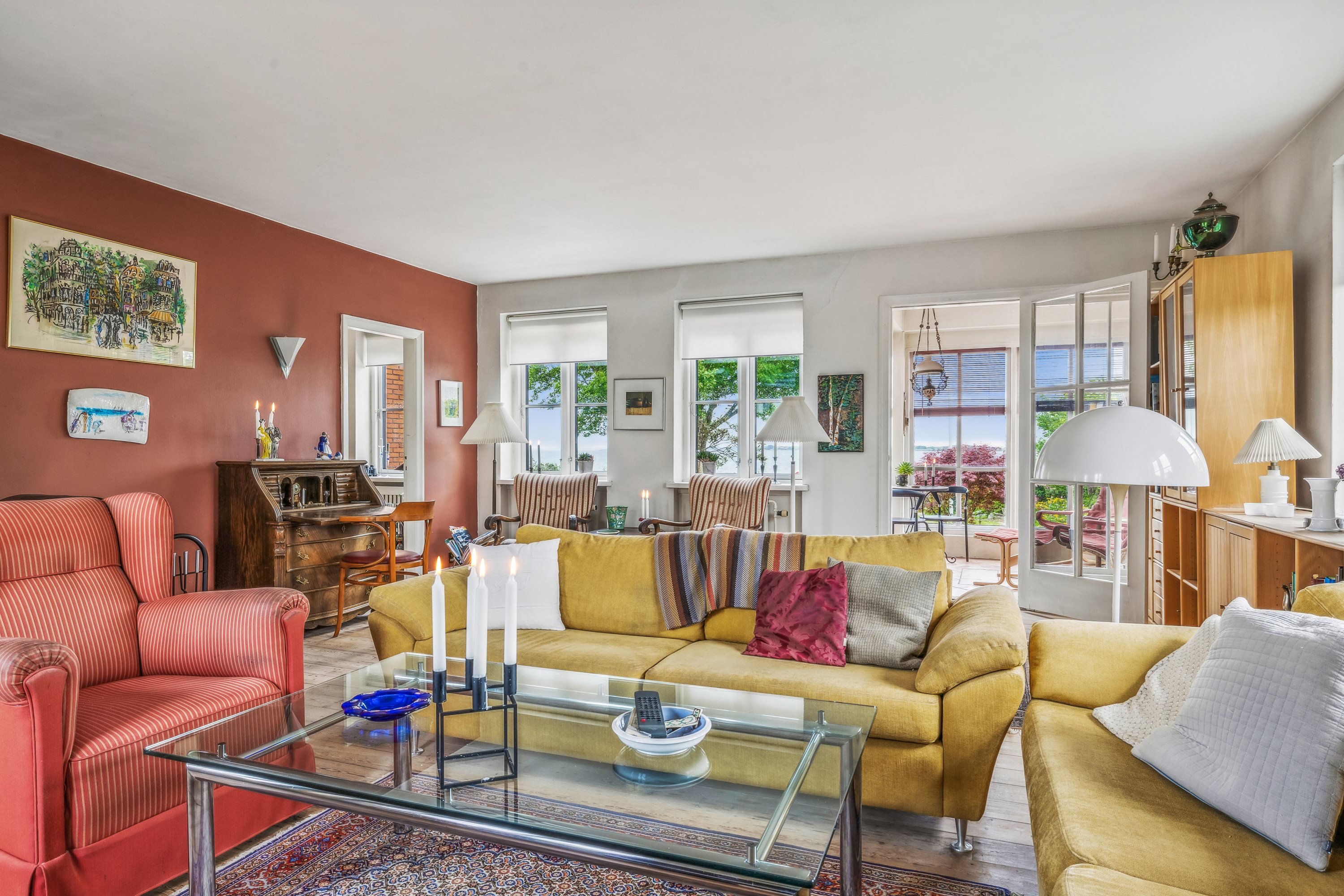 Fremhævet stue billede i fuldskærmstilstand. Billede af Svendborgvej 134, 5600 Faaborg