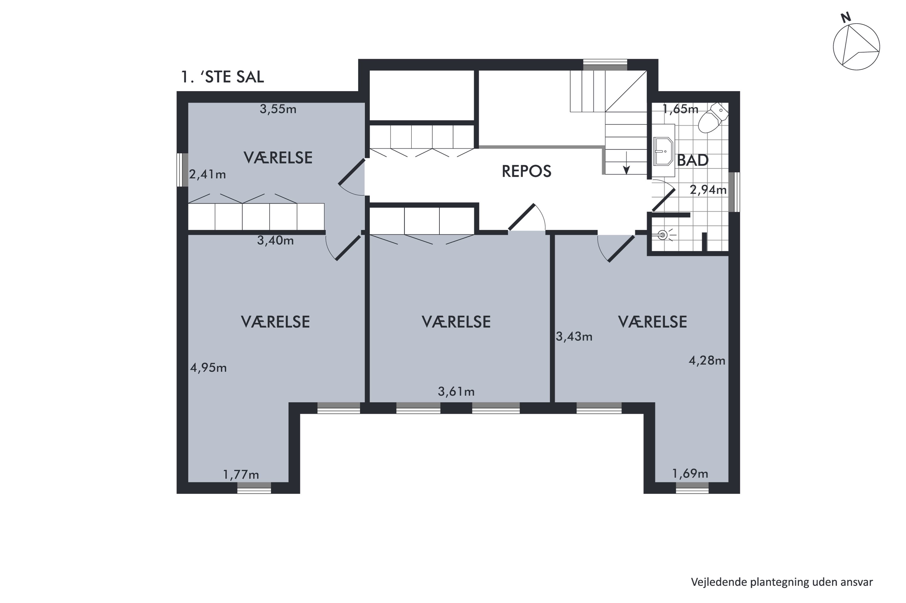 Plantegninger billede af Svendborgvej 134, 5600 Faaborg