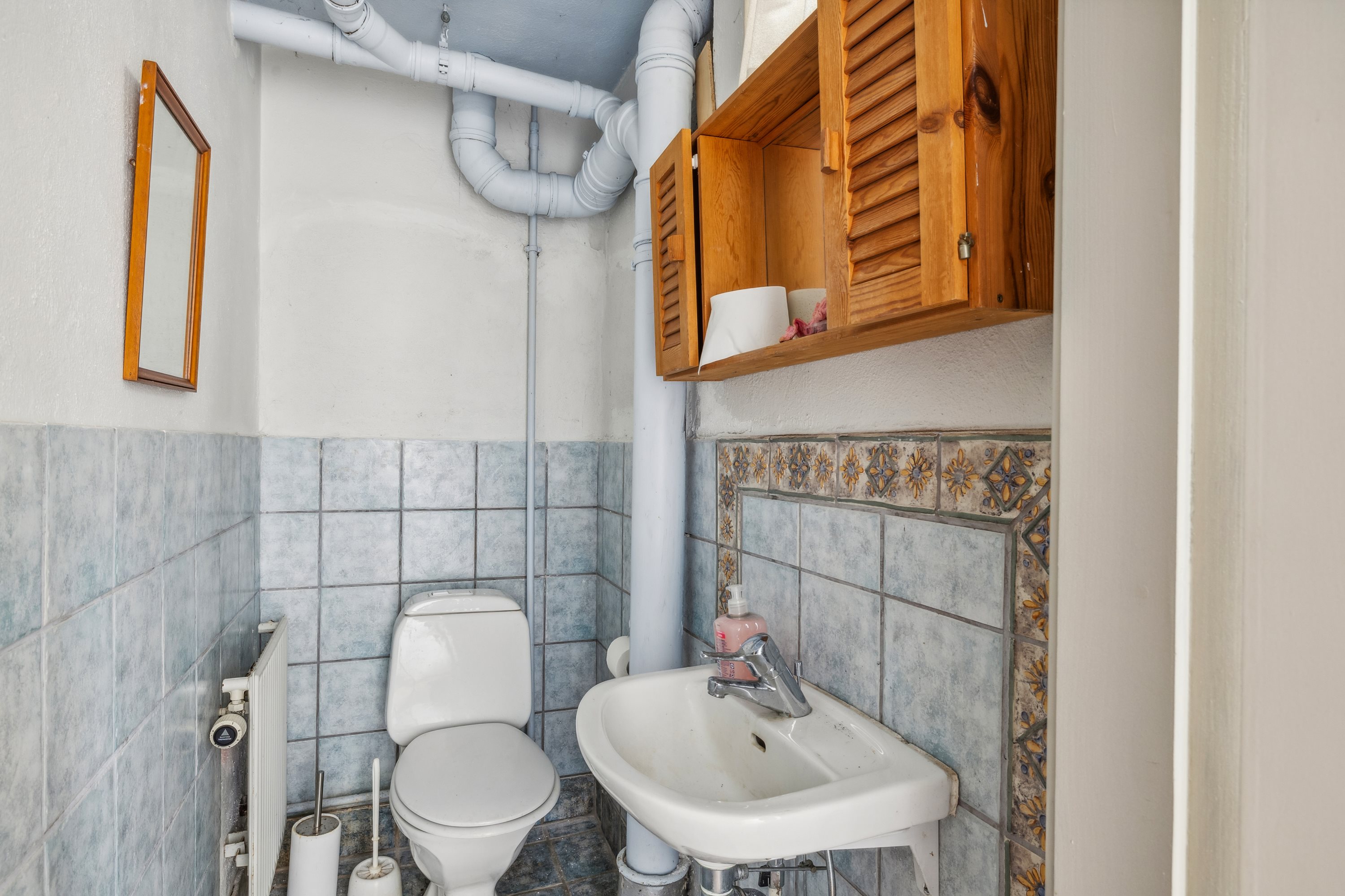 Fremhævet badeværelse billede i fuldskærmstilstand. Billede af Svendborgvej 134, 5600 Faaborg