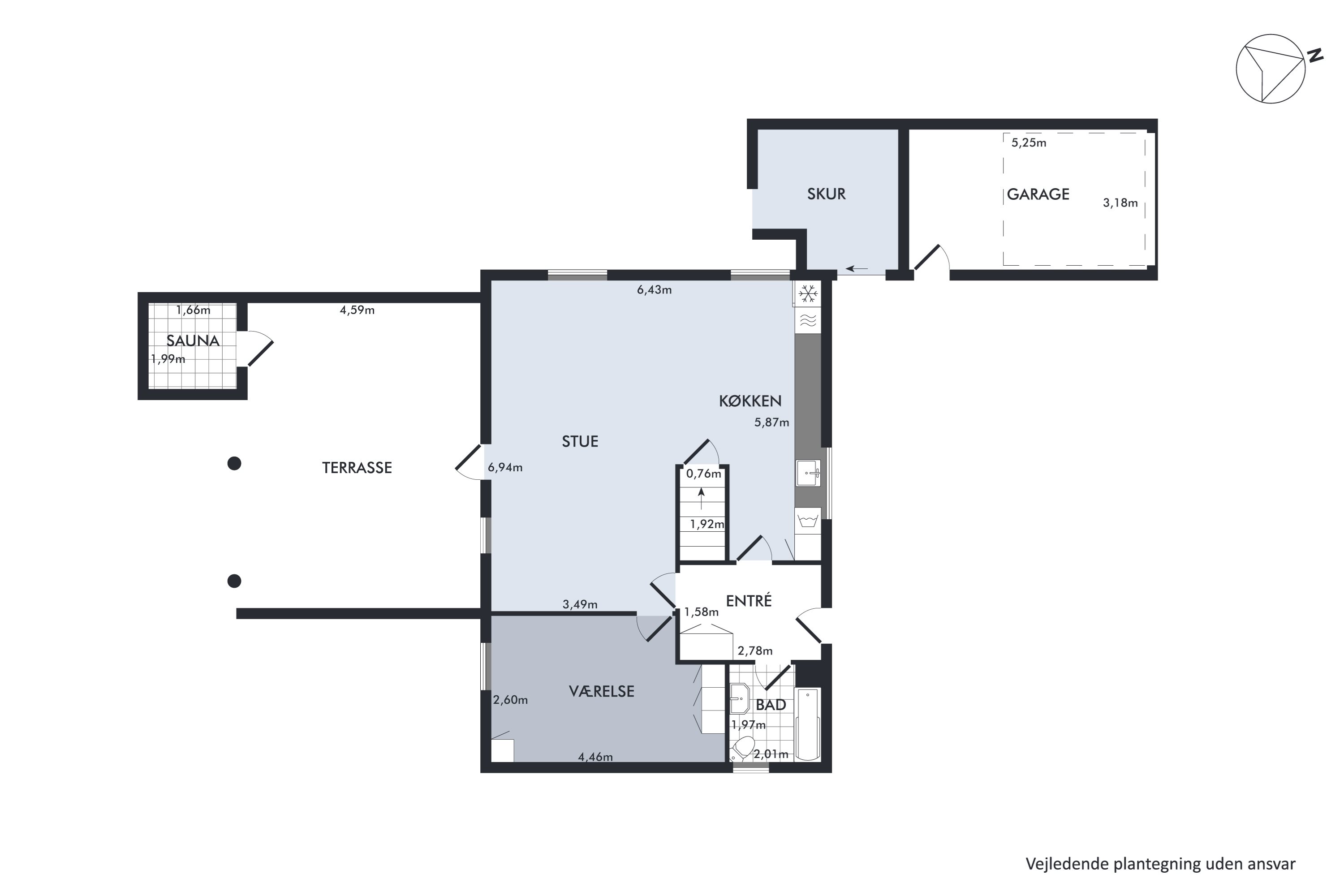 Plantegninger billede af Teglværksvej 30, 8860 Ulstrup