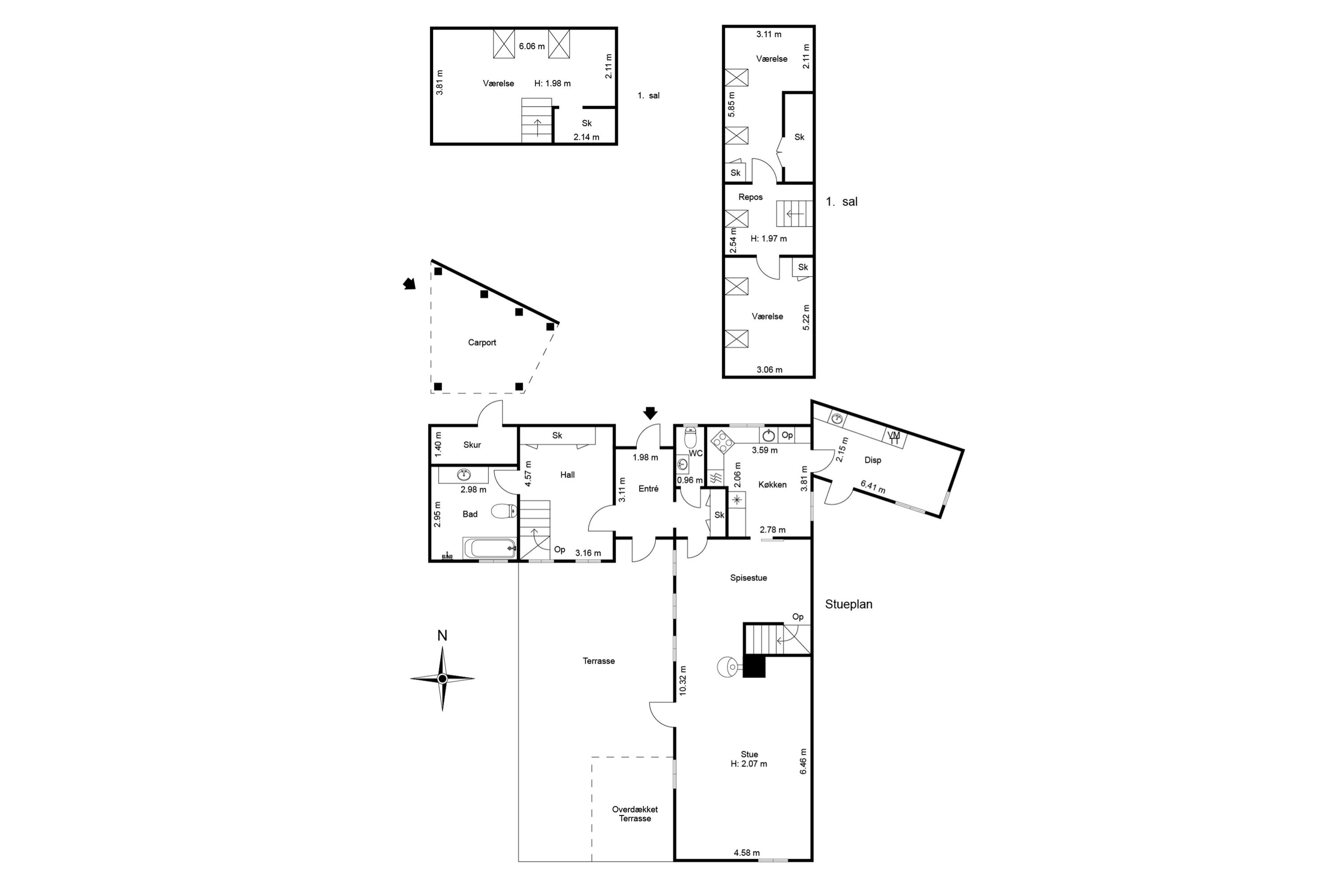 Plantegninger billede af Frydenstrandsvej 8, 9900 Frederikshavn