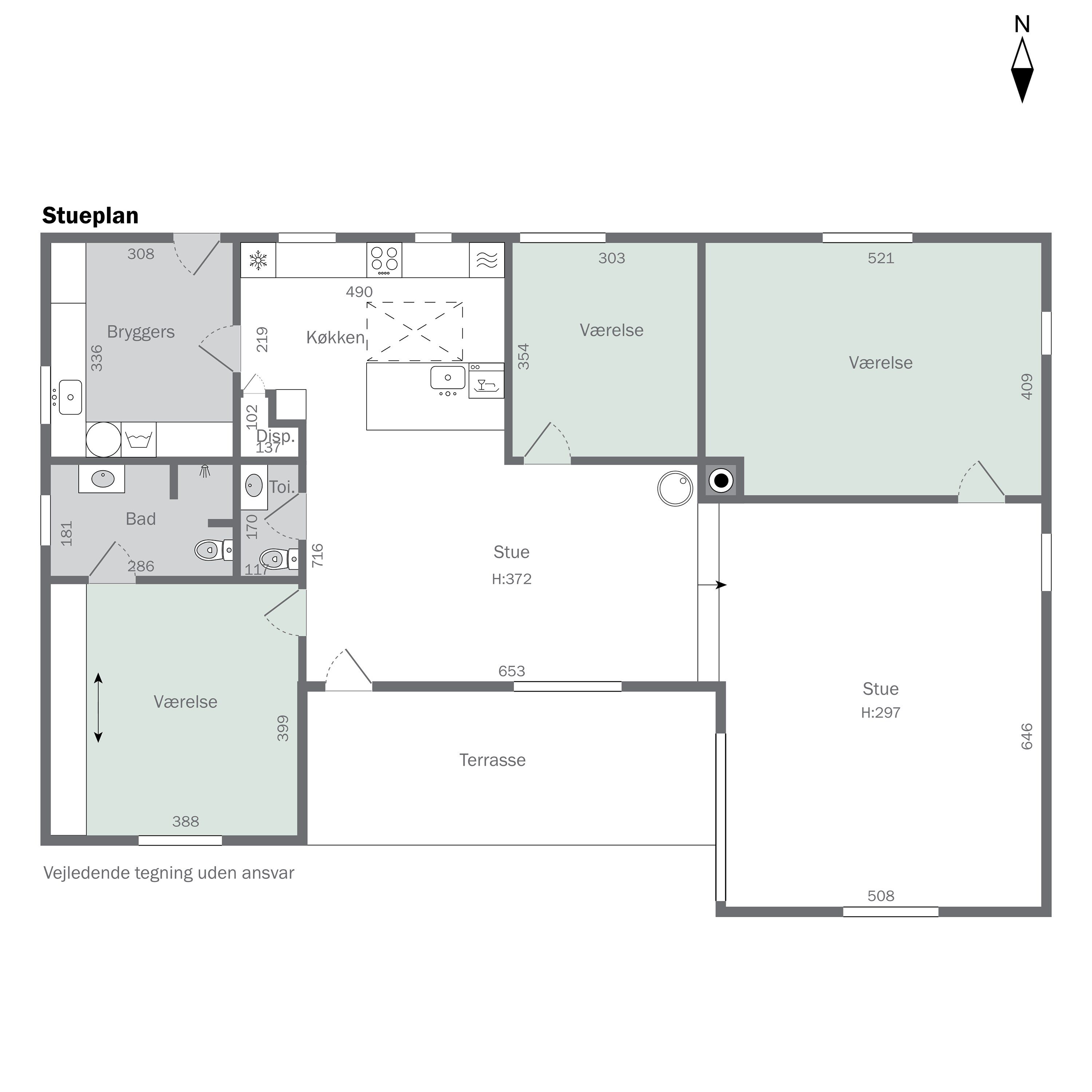 Plantegninger billede af Ved Diget 17, 7430 Ikast