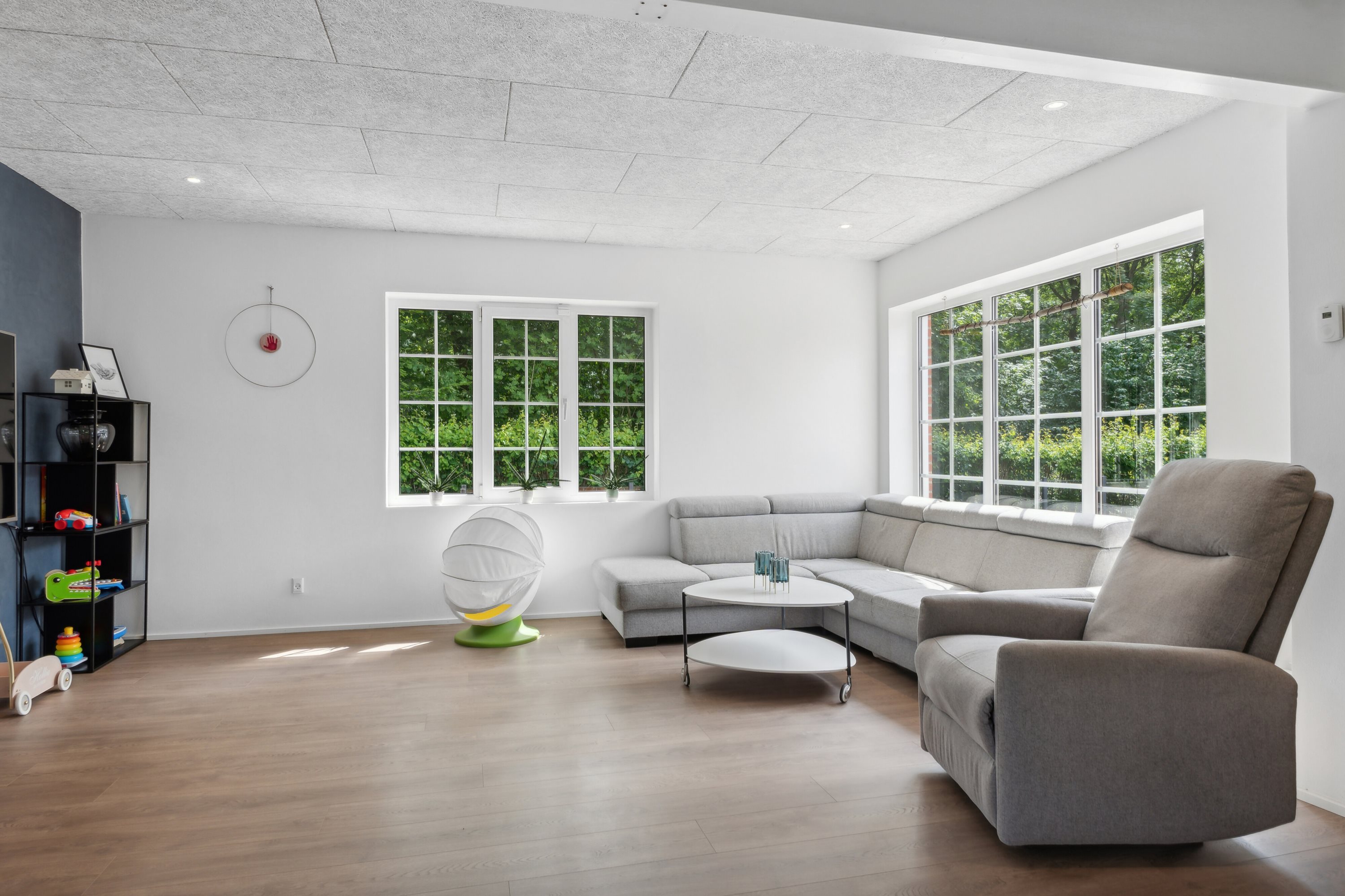 Fremhævet stue billede i fuldskærmstilstand. Billede af Ved Diget 17, 7430 Ikast