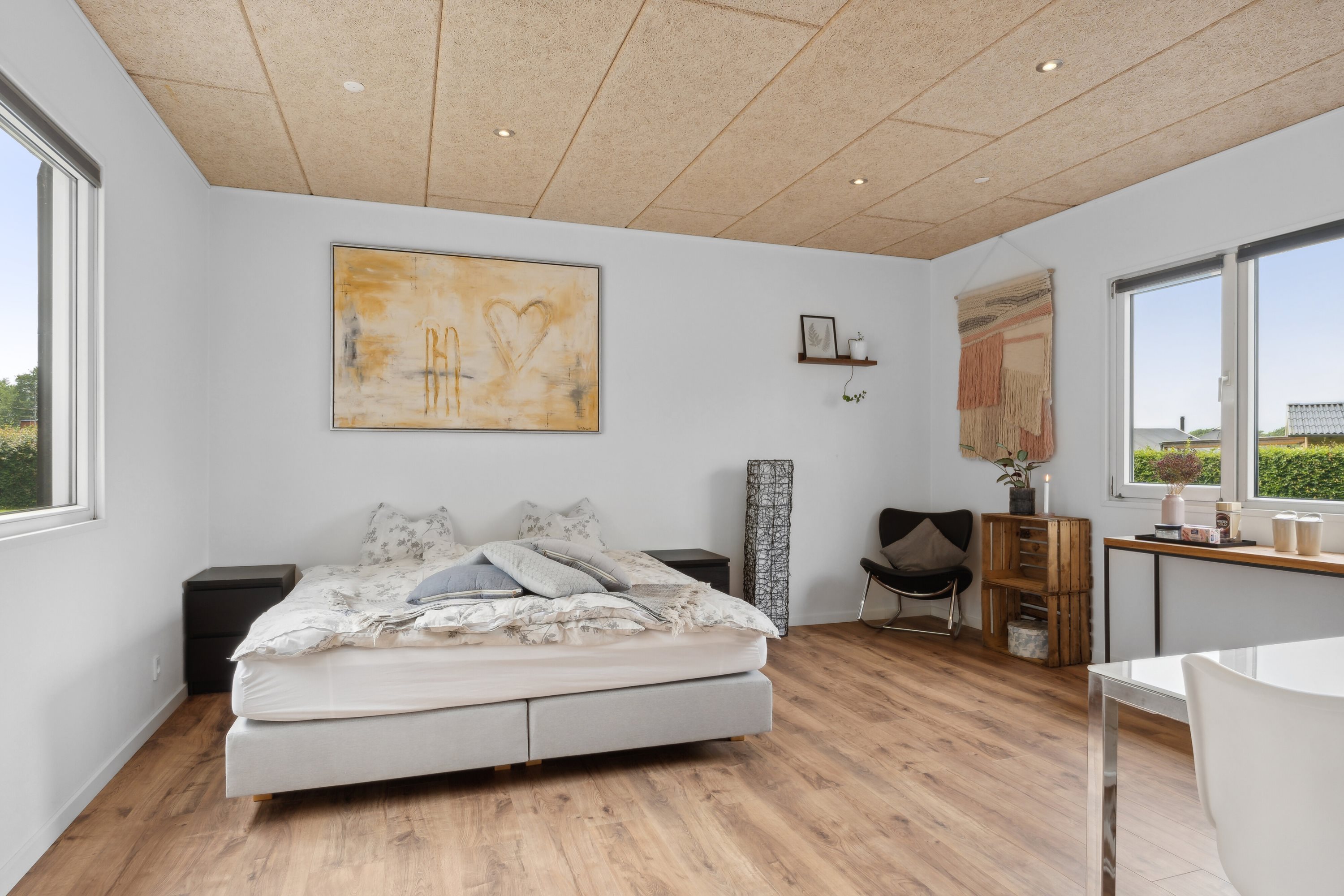 Fremhævet soveværelse billede i fuldskærmstilstand. Billede af Ved Diget 17, 7430 Ikast