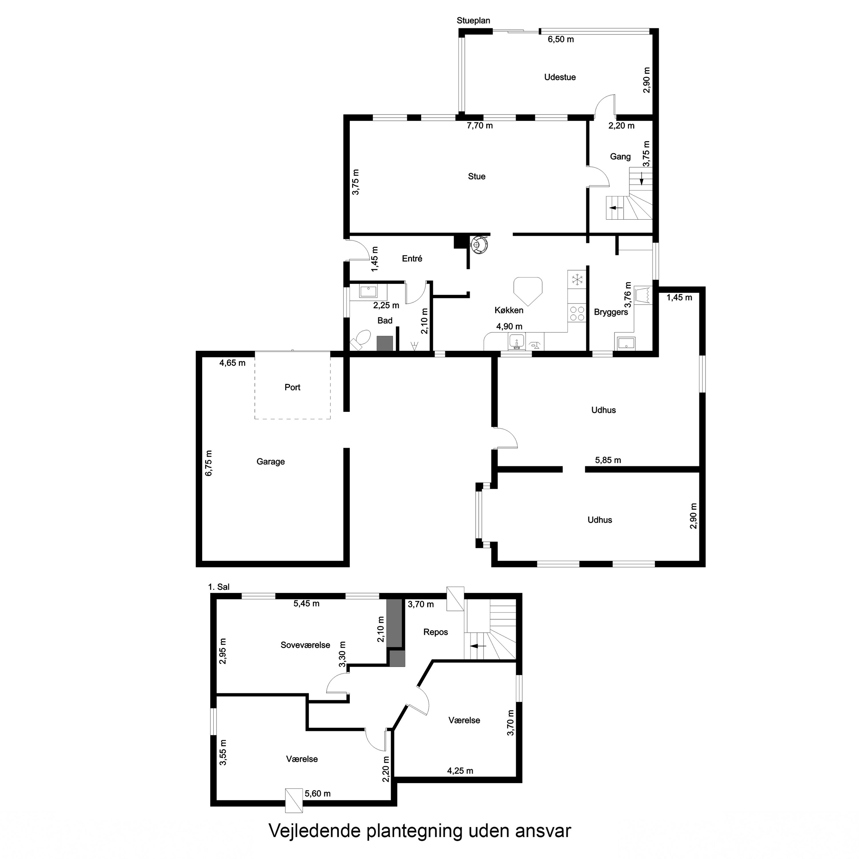 Plantegninger billede af Sdr. Vissingvej 16, Sdr Vissing, 8740 Brædstrup