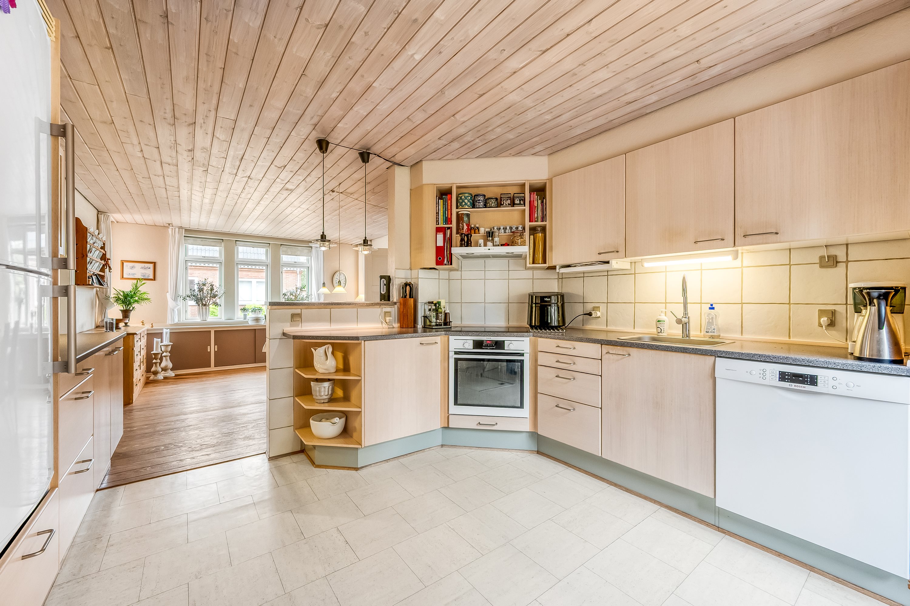 Fremhævet køkken alrum billede i fuldskærmstilstand. Billede af Søvejen 23, Rækker Mølle , 6900 Skjern