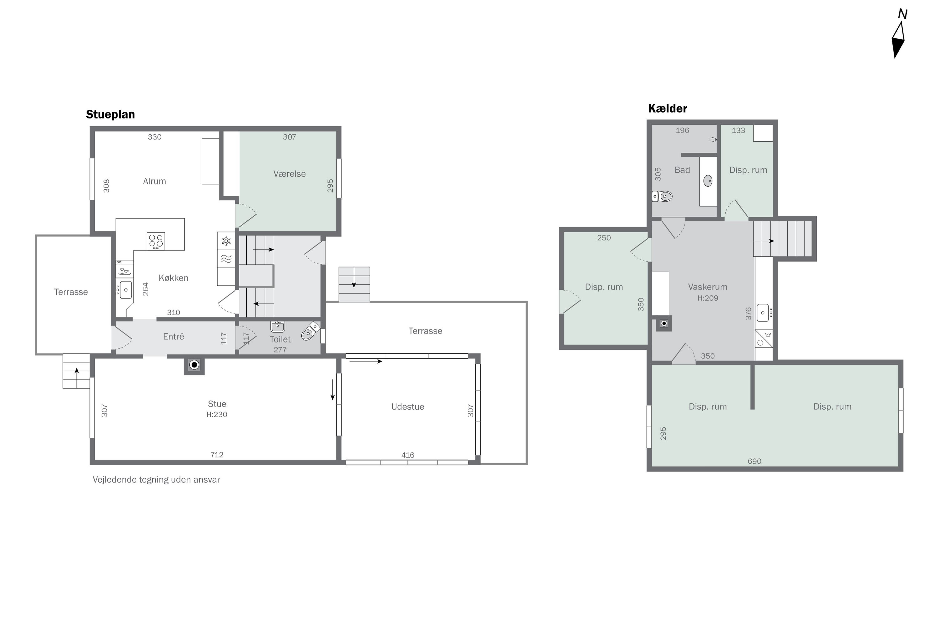 Plantegninger billede af Søndersøvej 251, 5462 Morud