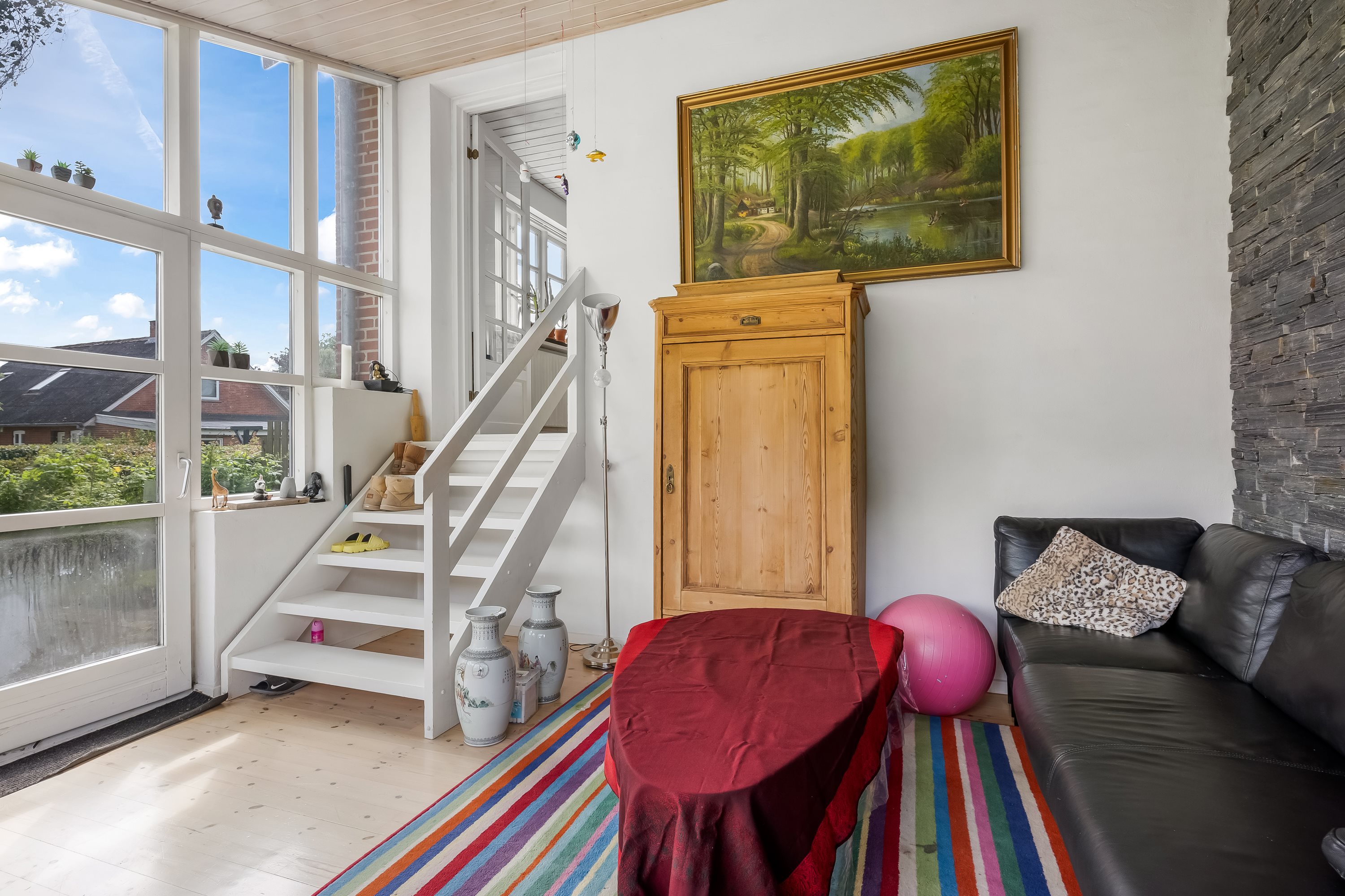 Fremhævet udestue billede i fuldskærmstilstand. Billede af Kirkebakken 3, Borbjerg, 7500 Holstebro