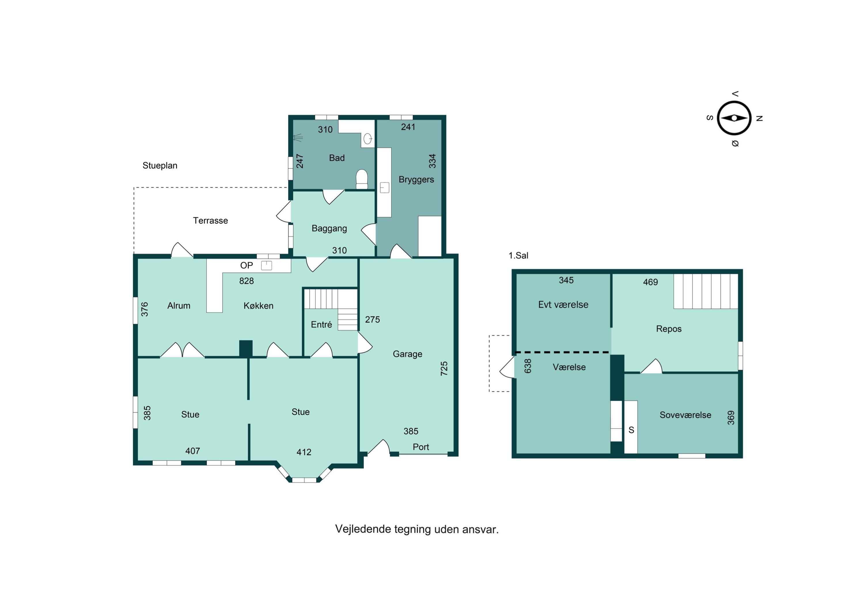 Plantegninger billede af Rådvedvej 169, Lundum, 8700 Horsens