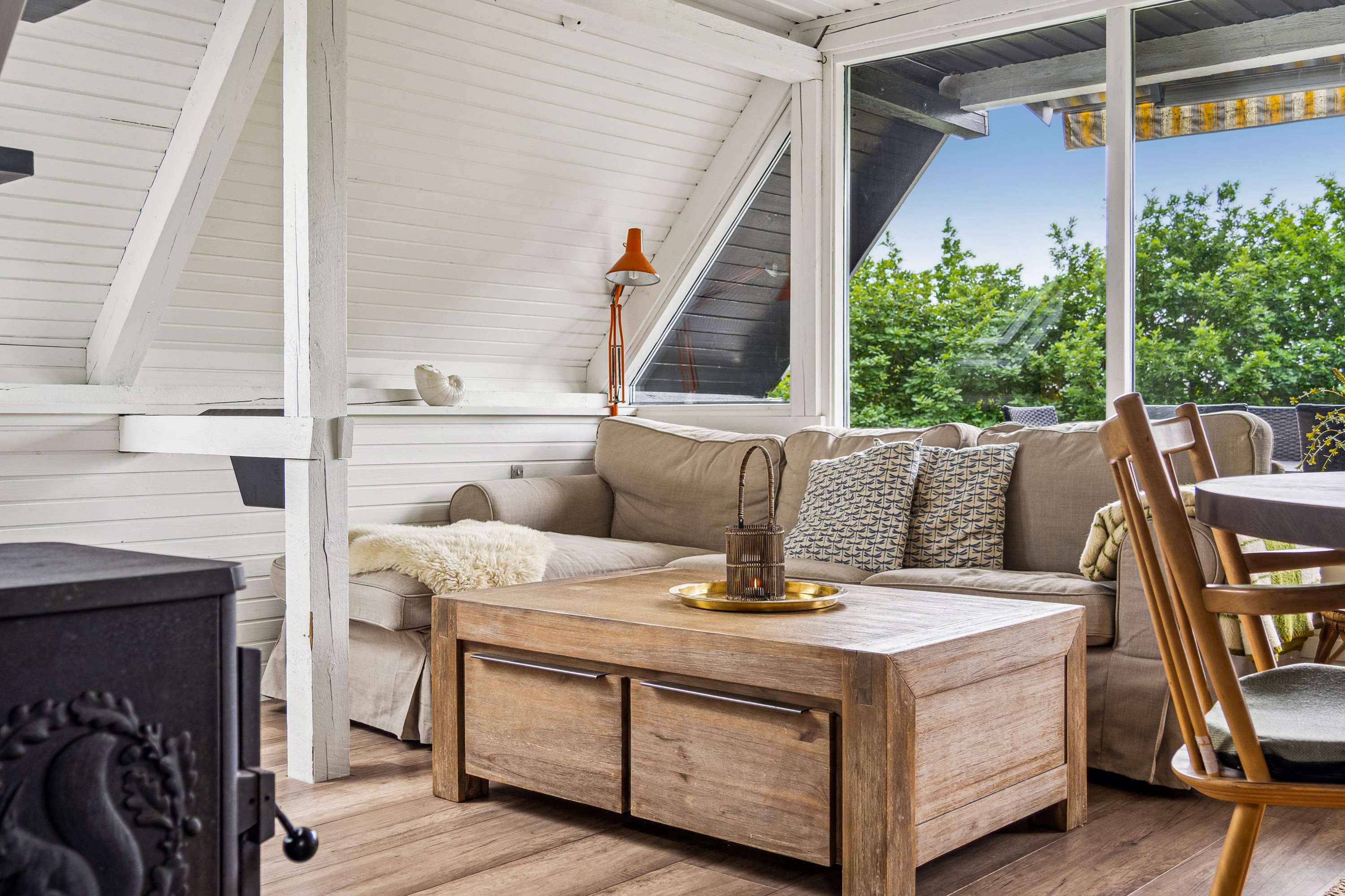 Fremhævet terrasse billede i fuldskærmstilstand. Billede af Tyttebærvej 14, Vile, 7870 Roslev