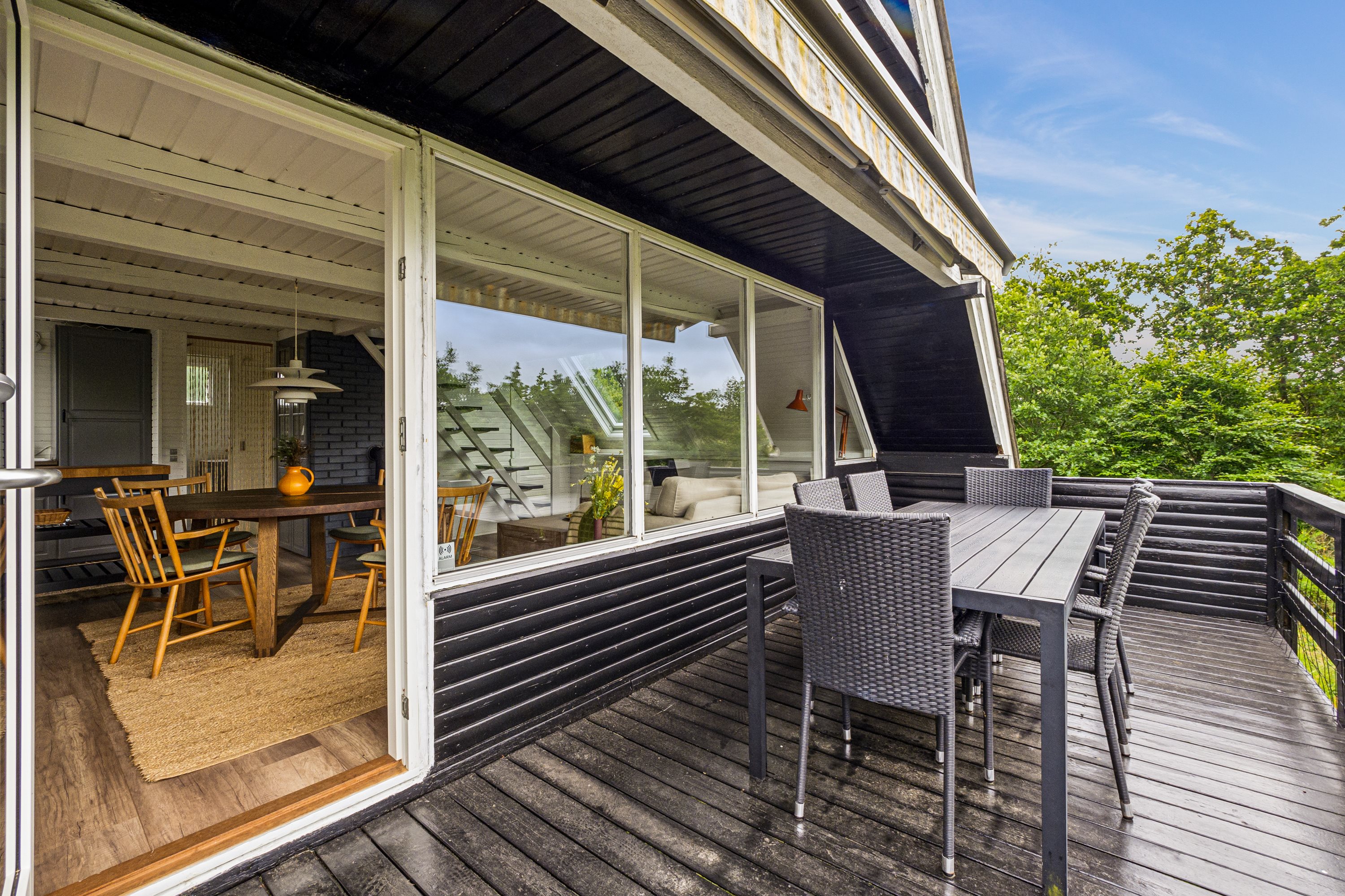 Fremhævet terrasse billede i fuldskærmstilstand. Billede af Tyttebærvej 14, Vile, 7870 Roslev