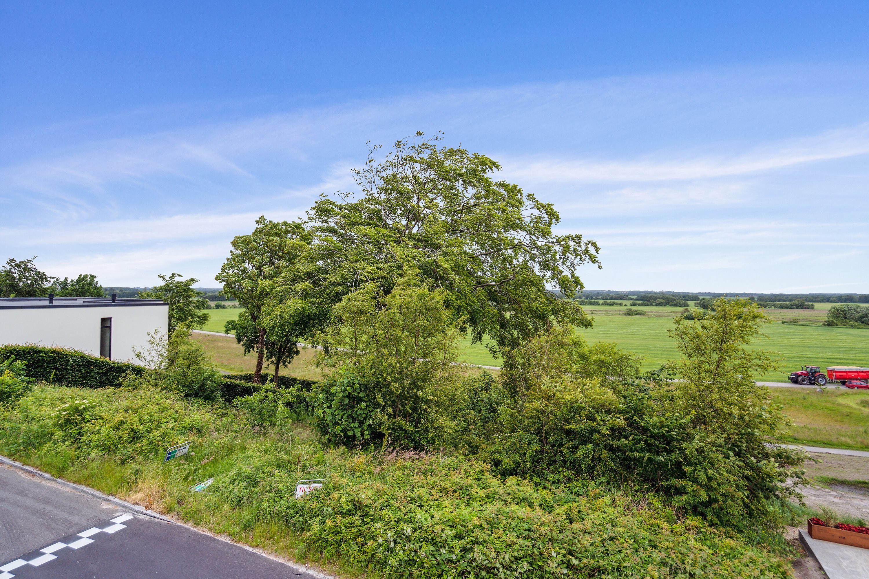 Fremhævet set fra vejen billede i fuldskærmstilstand. Billede af Remmebakken 45, 7430 Ikast