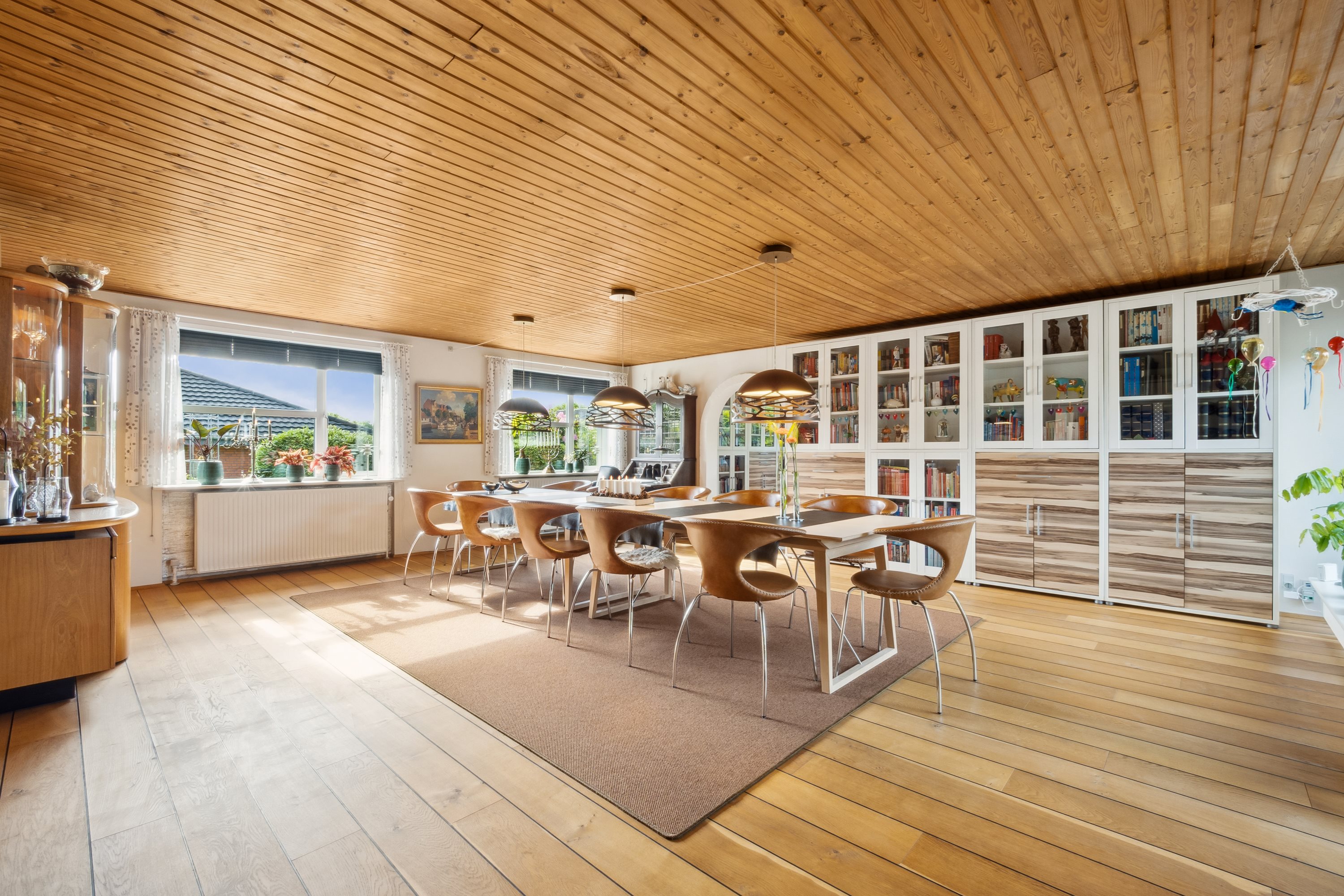 Fremhævet stue billede i fuldskærmstilstand. Billede af Bygvænget 12, 7870 Roslev