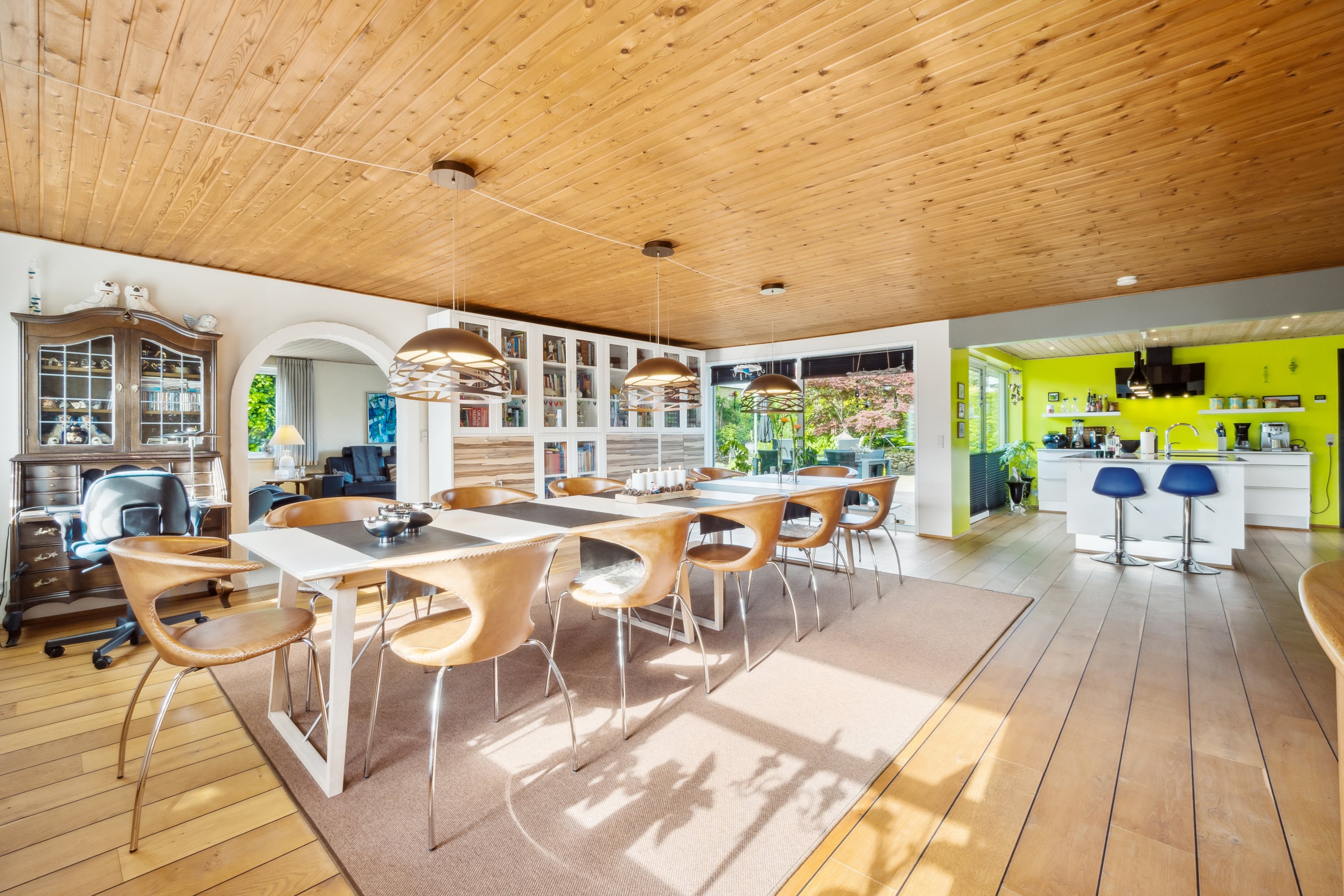 Fremhævet stue billede i fuldskærmstilstand. Billede af Bygvænget 12, 7870 Roslev