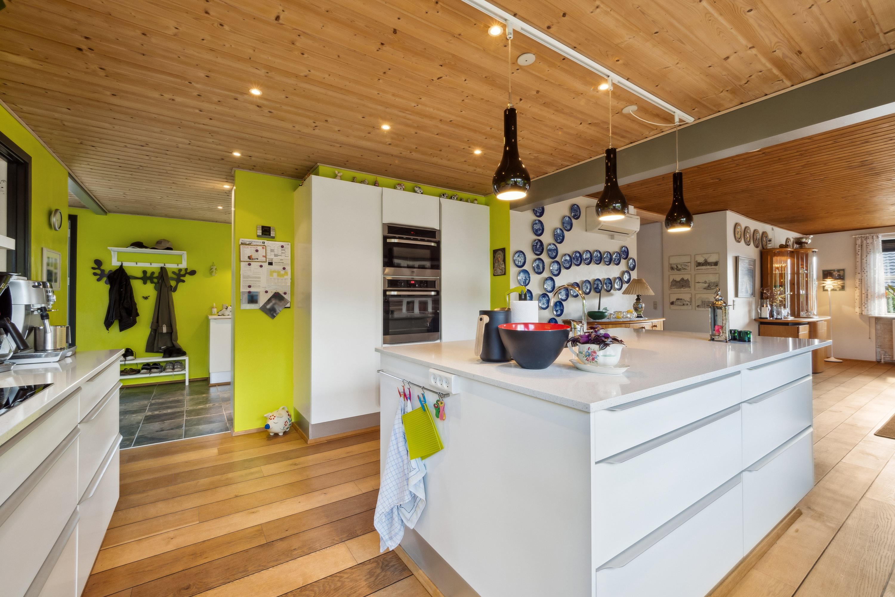 Fremhævet køkken billede i fuldskærmstilstand. Billede af Bygvænget 12, 7870 Roslev