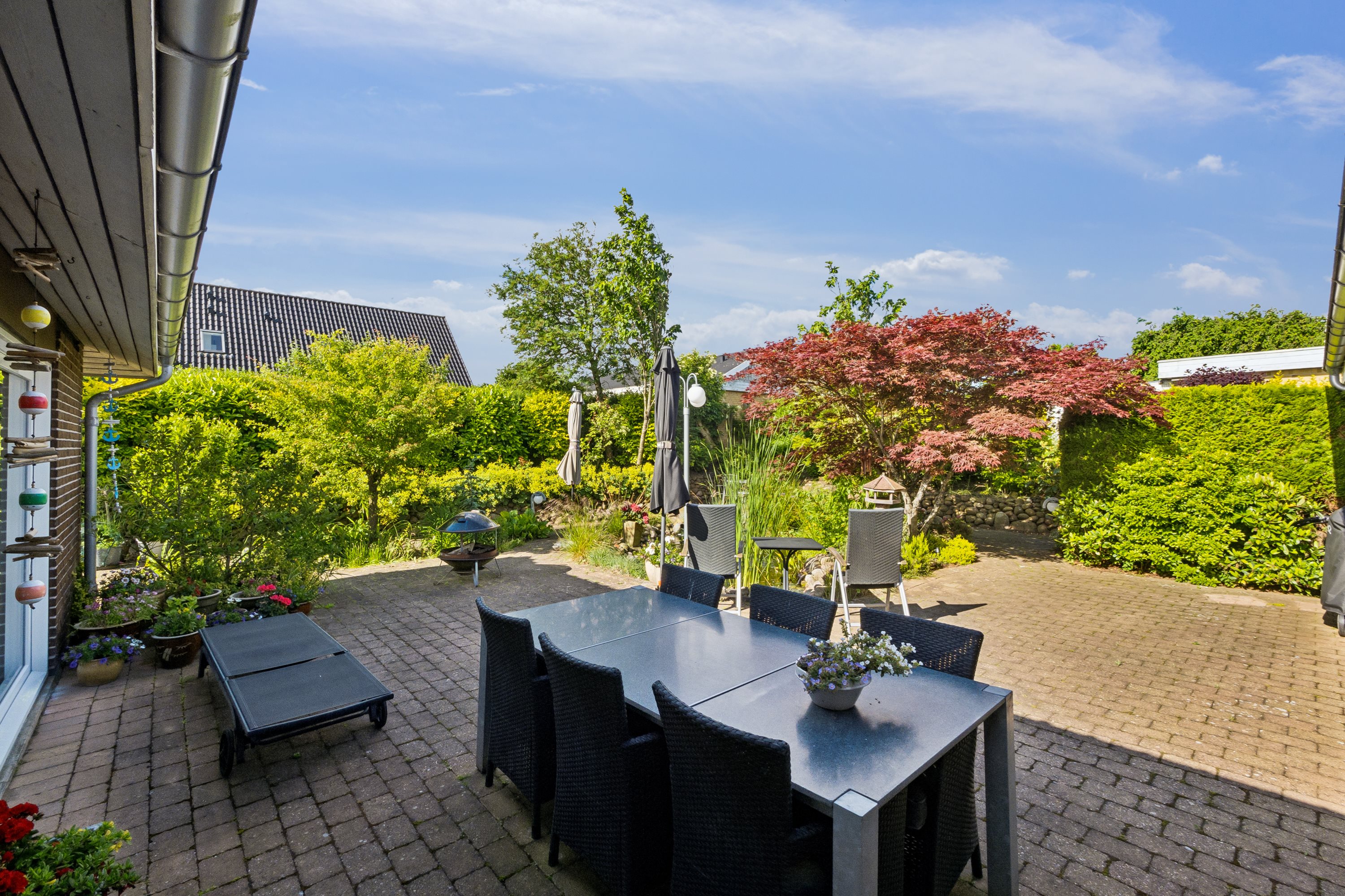 Fremhævet terrasse billede i fuldskærmstilstand. Billede af Bygvænget 12, 7870 Roslev