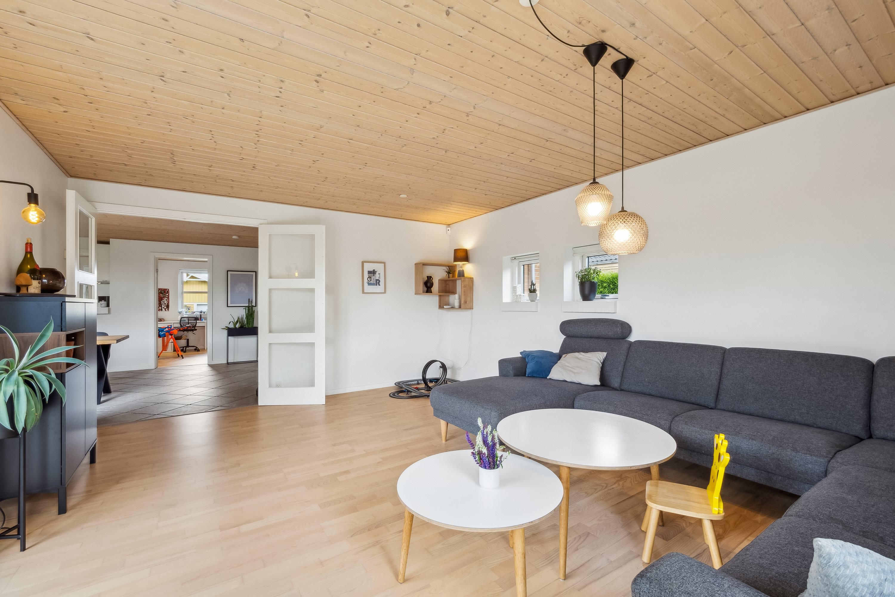 Fremhævet stue billede i fuldskærmstilstand. Billede af Katrinevænget 35, 8800 Viborg