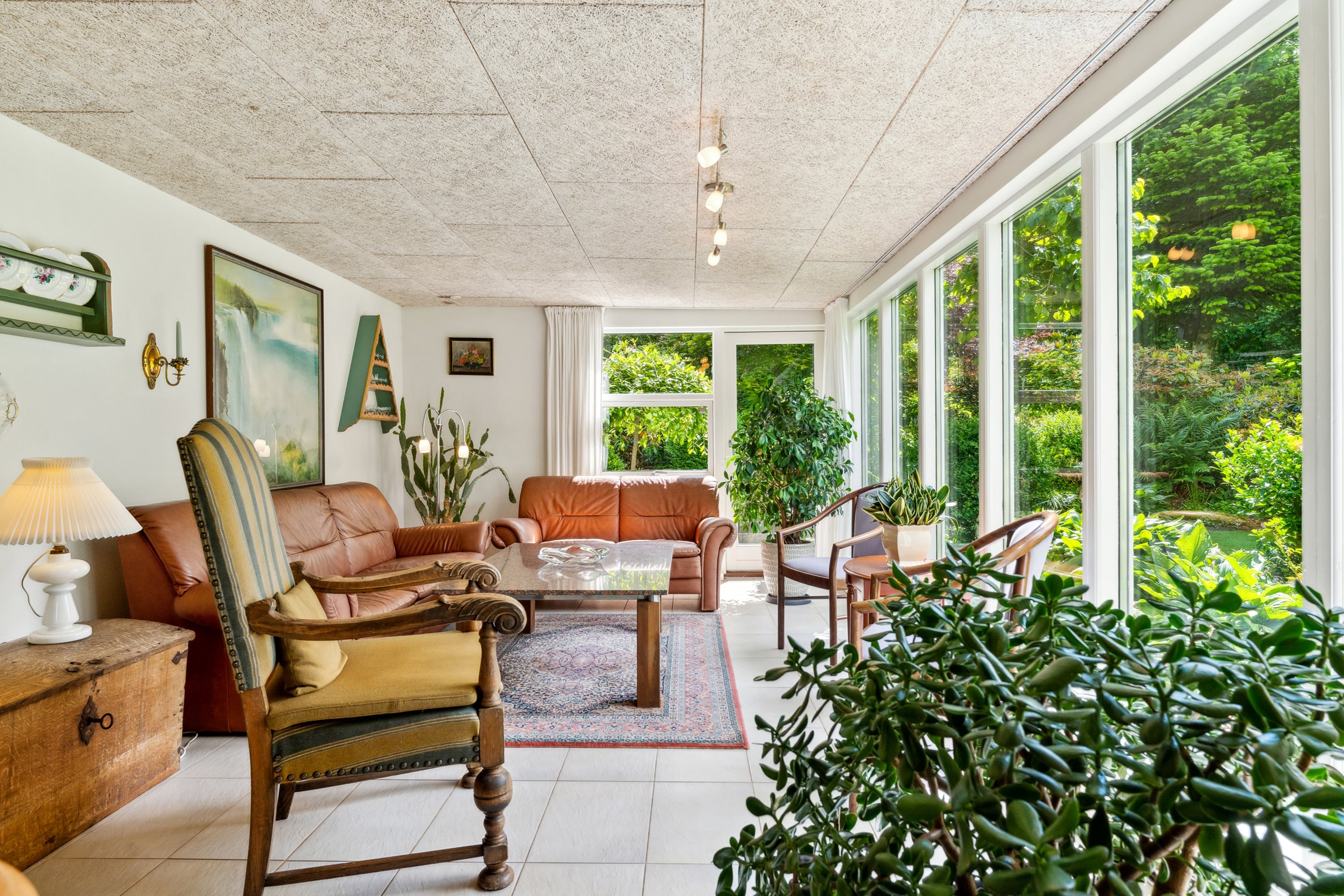 Fremhævet stue billede i fuldskærmstilstand. Billede af Vinkelvej 3, Hvorslev, 8860 Ulstrup