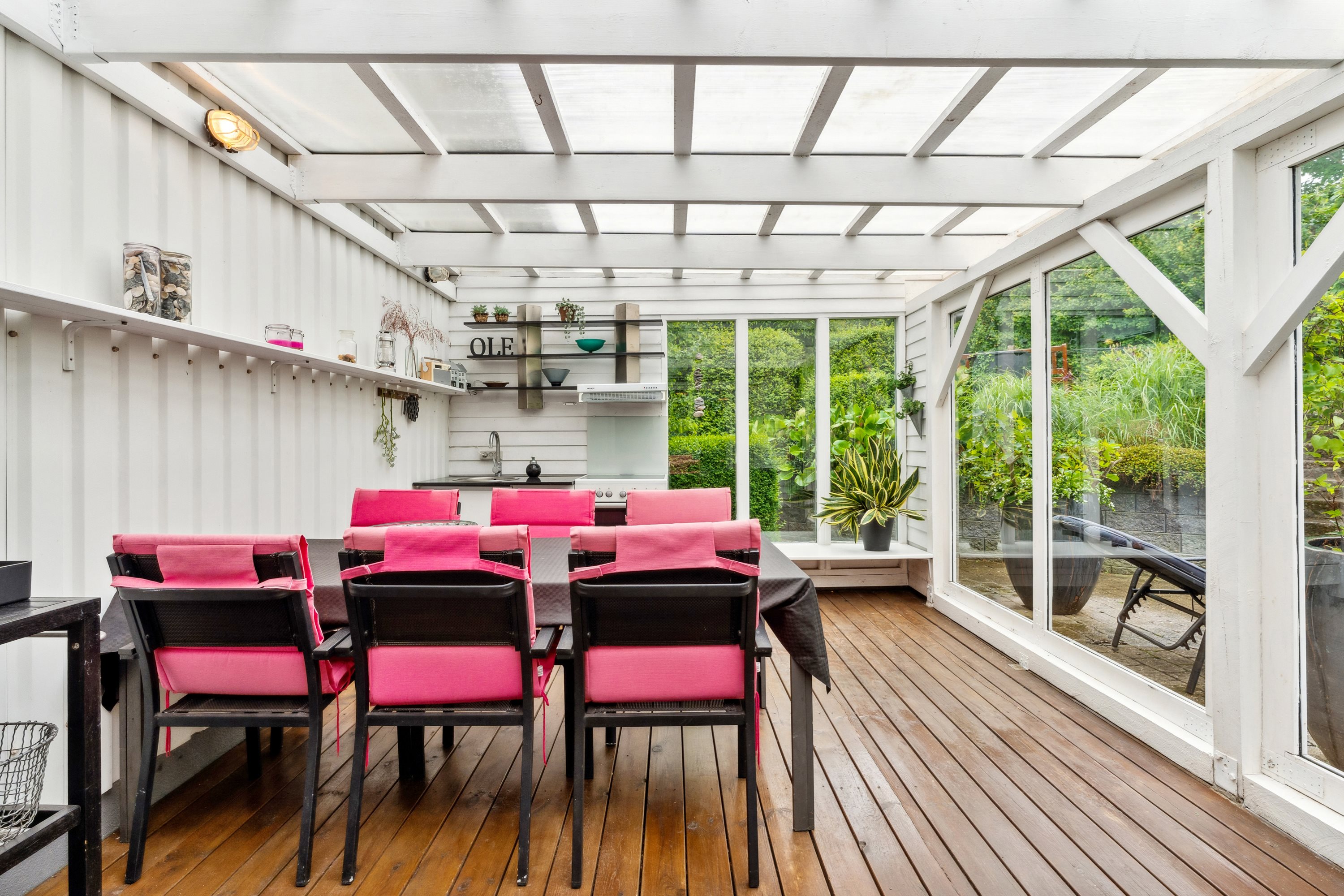 Fremhævet terrasse billede i fuldskærmstilstand. Billede af Vinkelvej 3, Hvorslev, 8860 Ulstrup