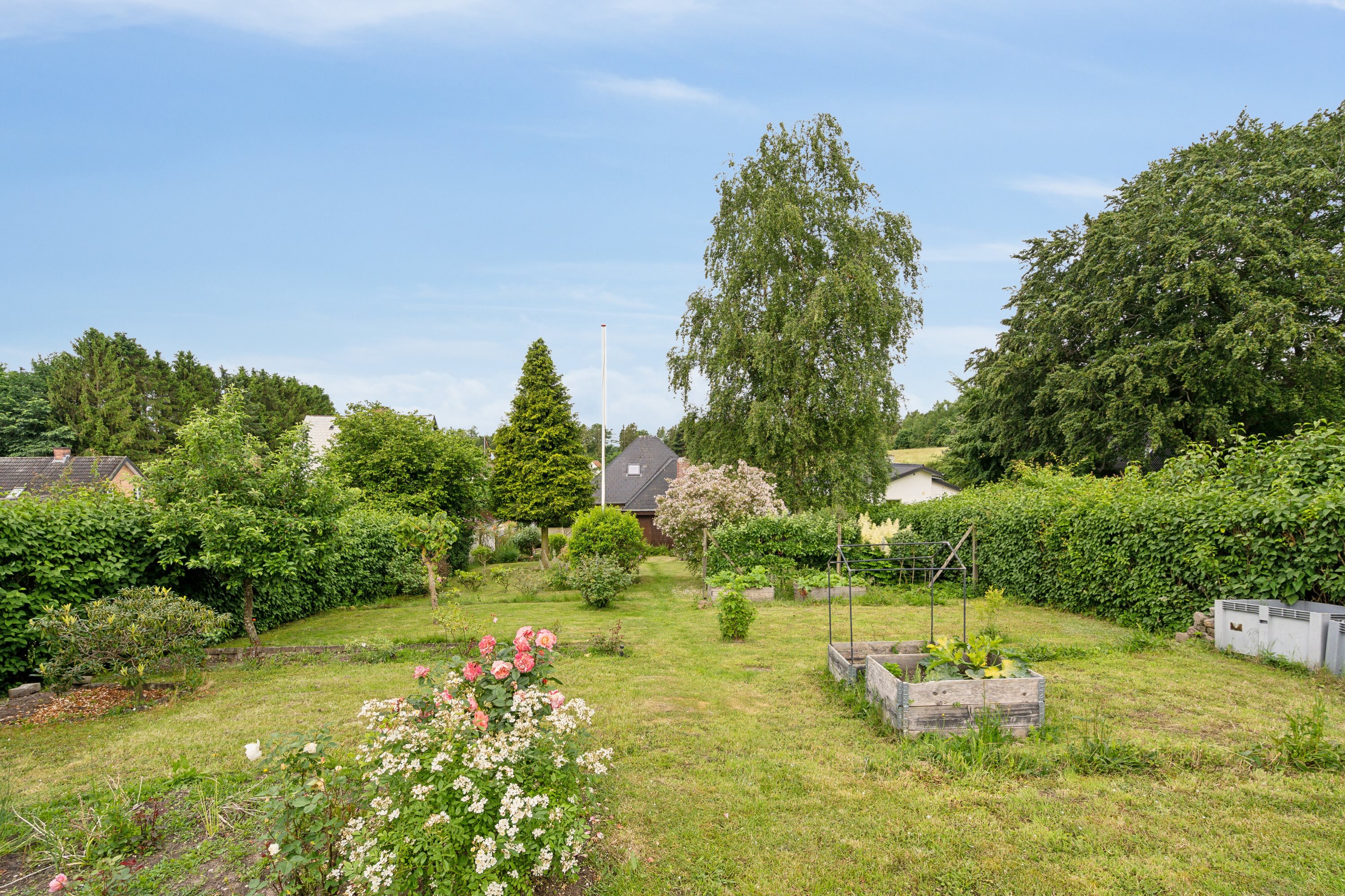 Miniaturebillede 1: set fra haven. Billede af Sandbjergvej 26, 5771 Stenstrup