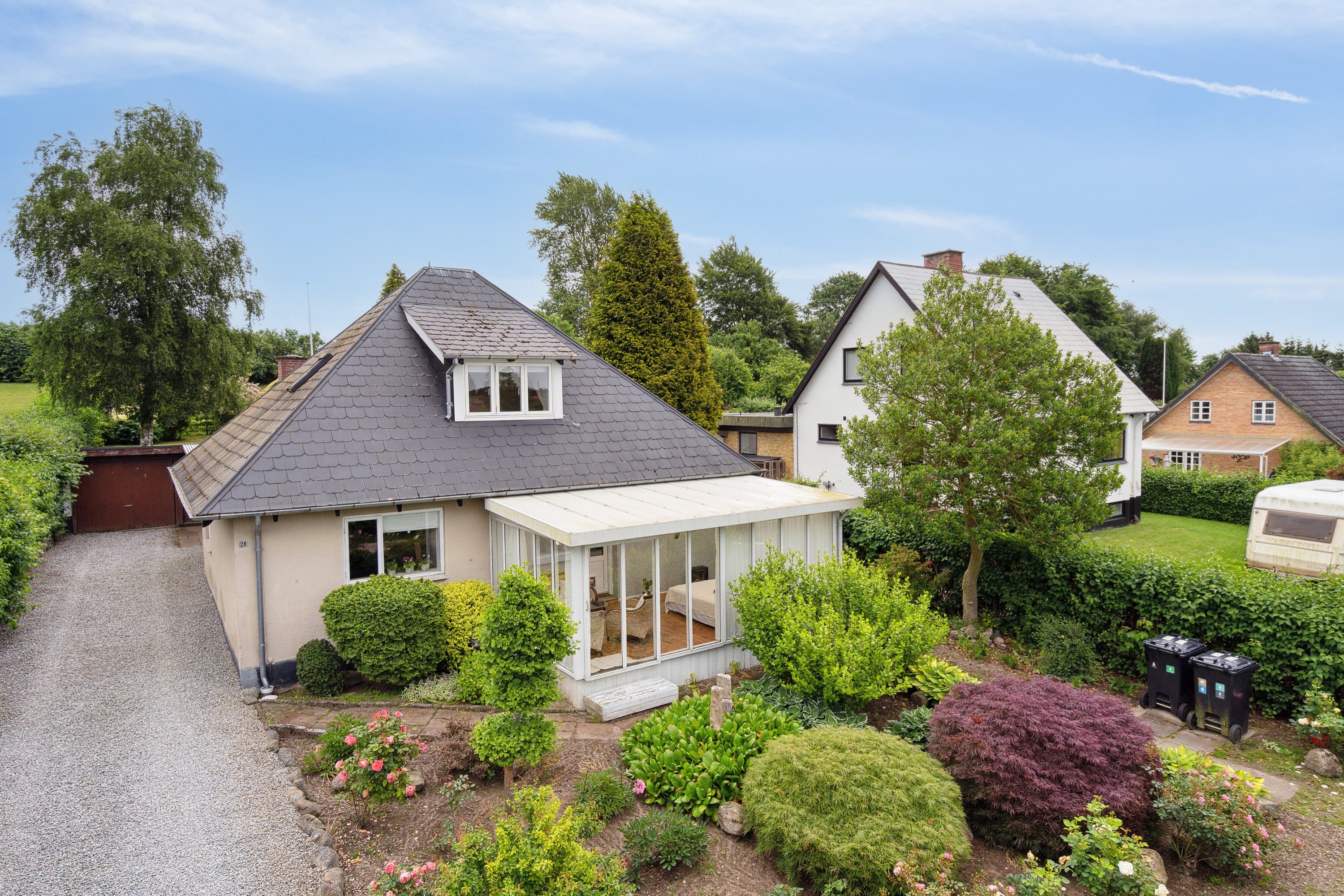 Fremhævet set fra vejen billede i fuldskærmstilstand. Billede af Sandbjergvej 26, 5771 Stenstrup