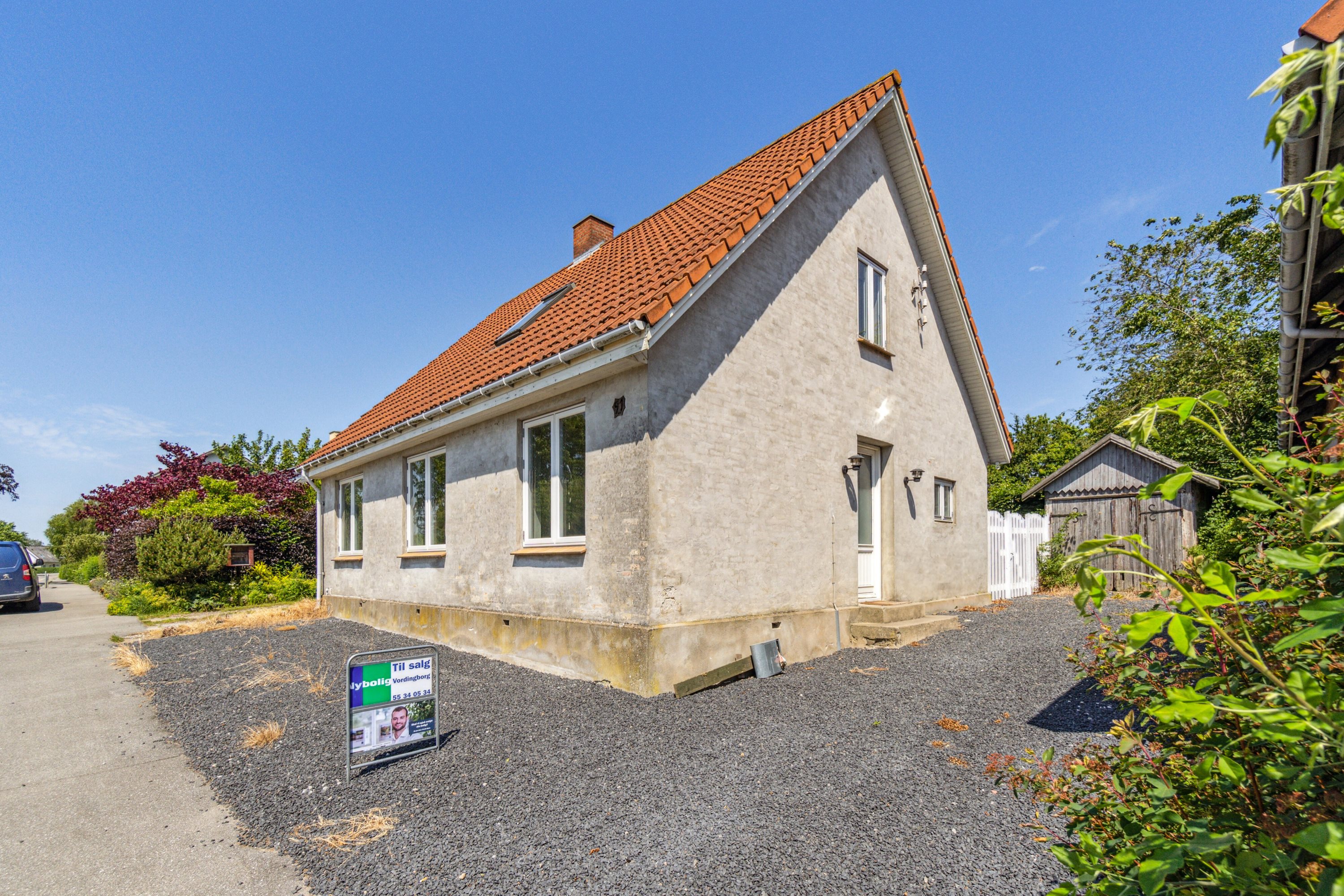 Fremhævet set fra vejen billede i fuldskærmstilstand. Billede af Mønvej 91, 4720 Præstø