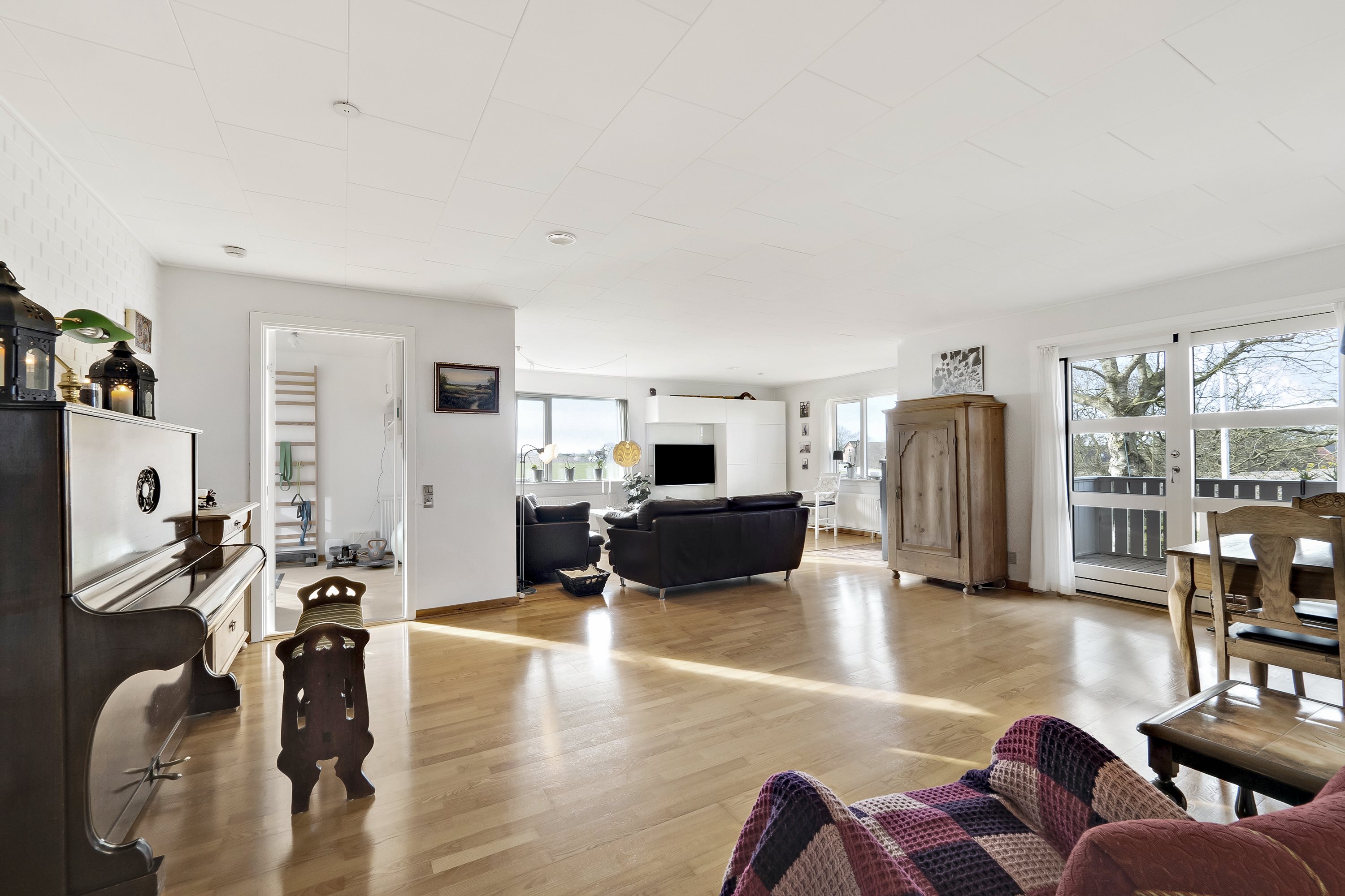 Fremhævet stue billede i fuldskærmstilstand. Billede af Vilevej 10, Vile, 7870 Roslev