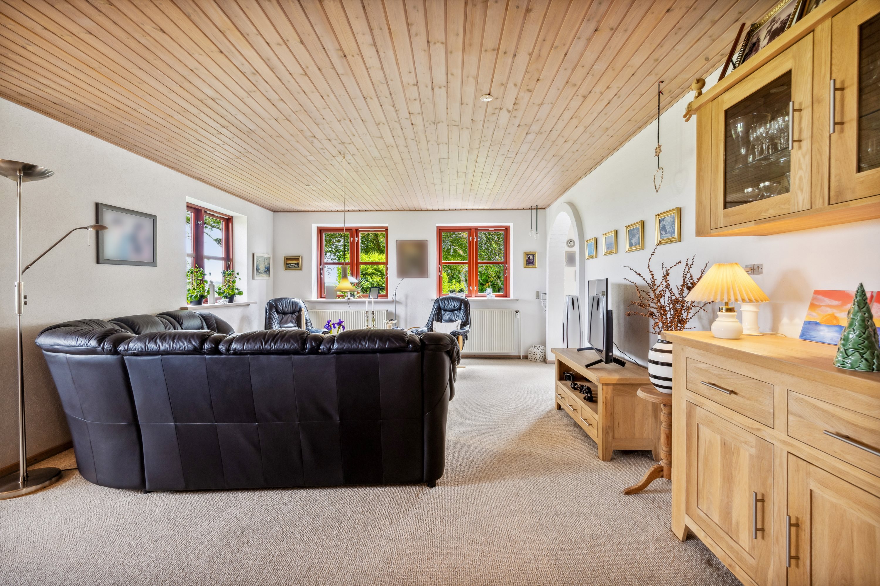 Fremhævet stue billede i fuldskærmstilstand. Billede af Grønbjerg 16, Hunstrup, 7700 Thisted