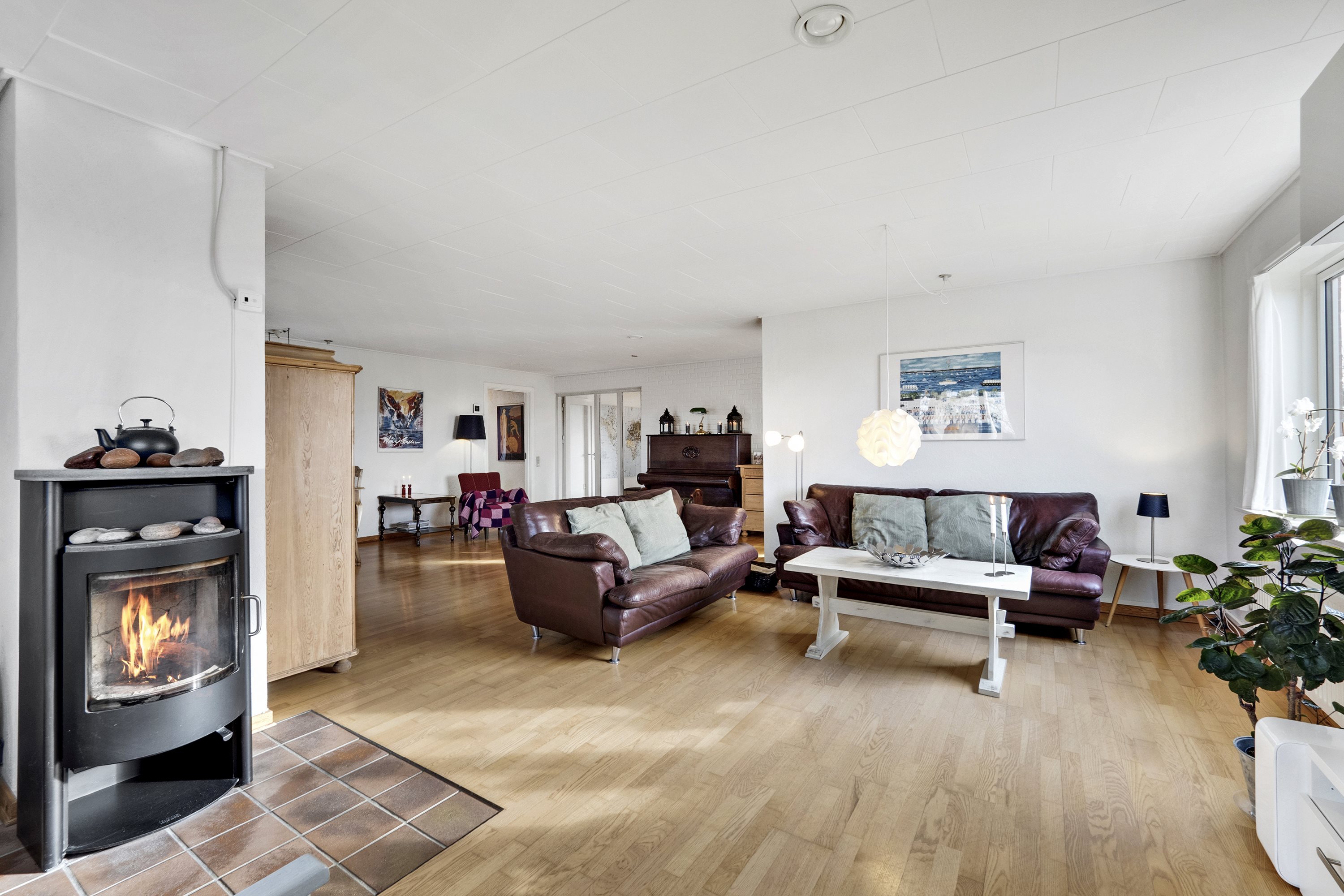 Fremhævet stue billede i fuldskærmstilstand. Billede af Vilevej 10, Vile, 7870 Roslev