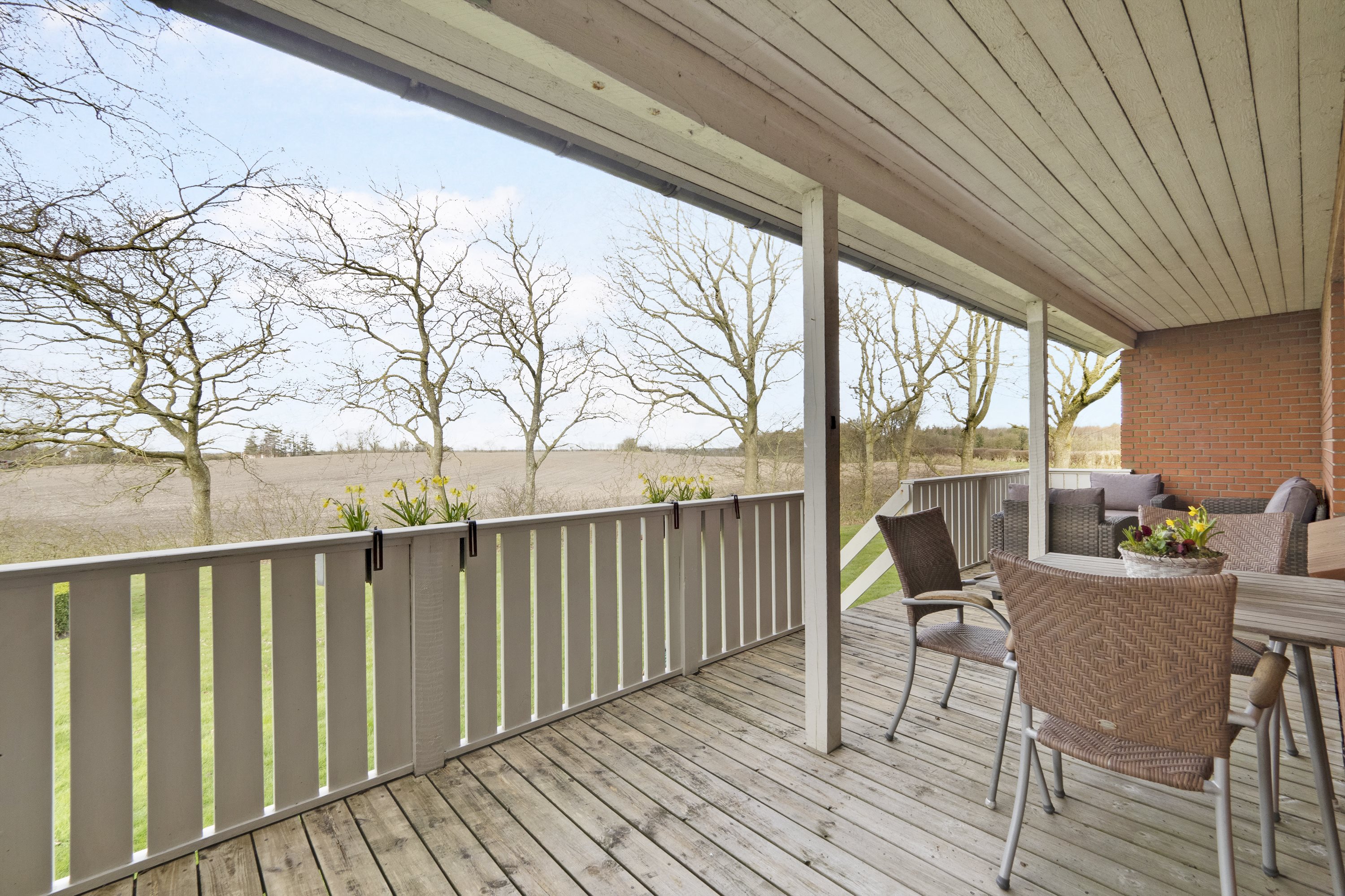 Fremhævet terrasse billede i fuldskærmstilstand. Billede af Vilevej 10, Vile, 7870 Roslev