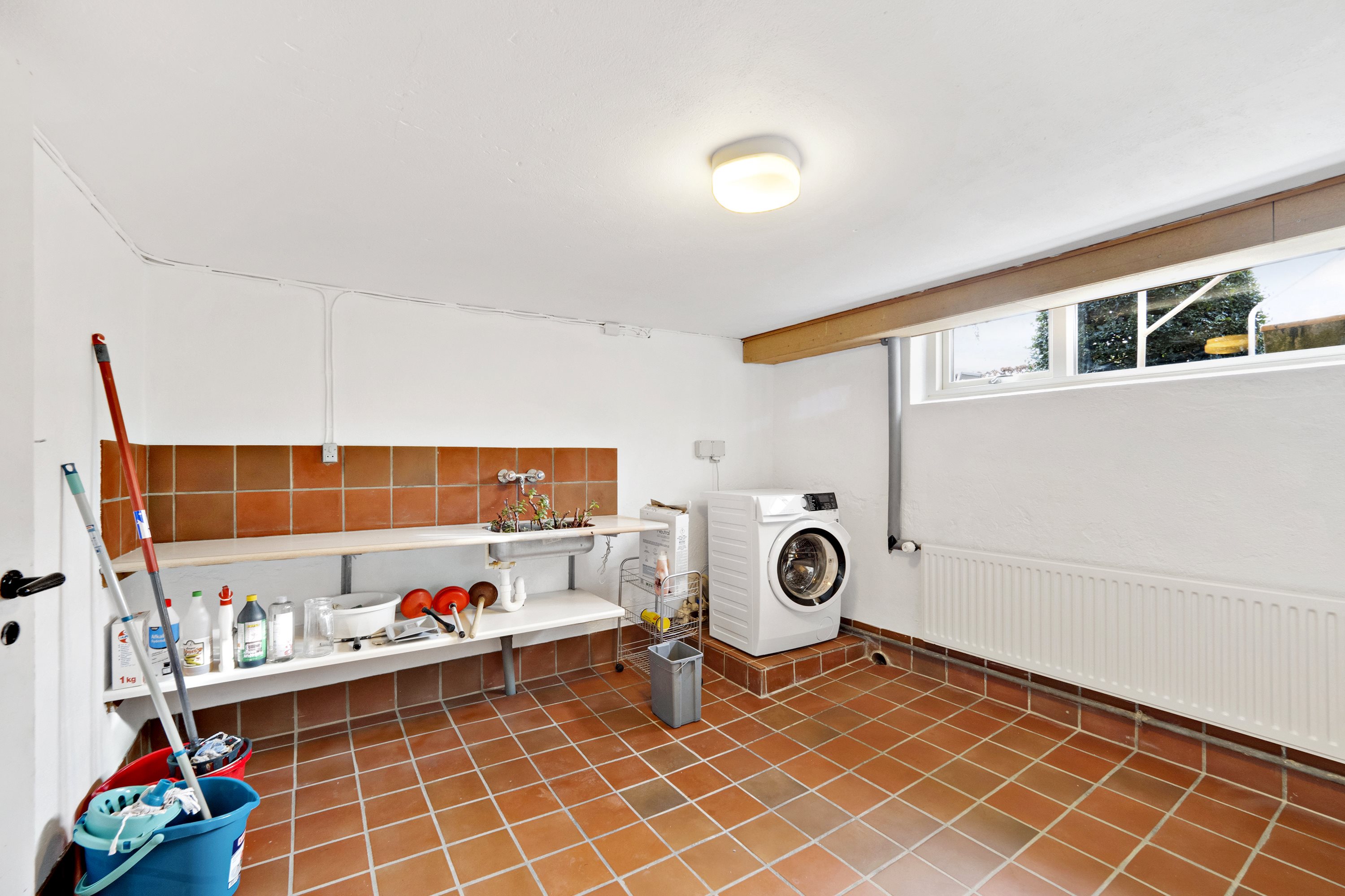 Fremhævet vaskerum billede i fuldskærmstilstand. Billede af Vilevej 10, Vile, 7870 Roslev
