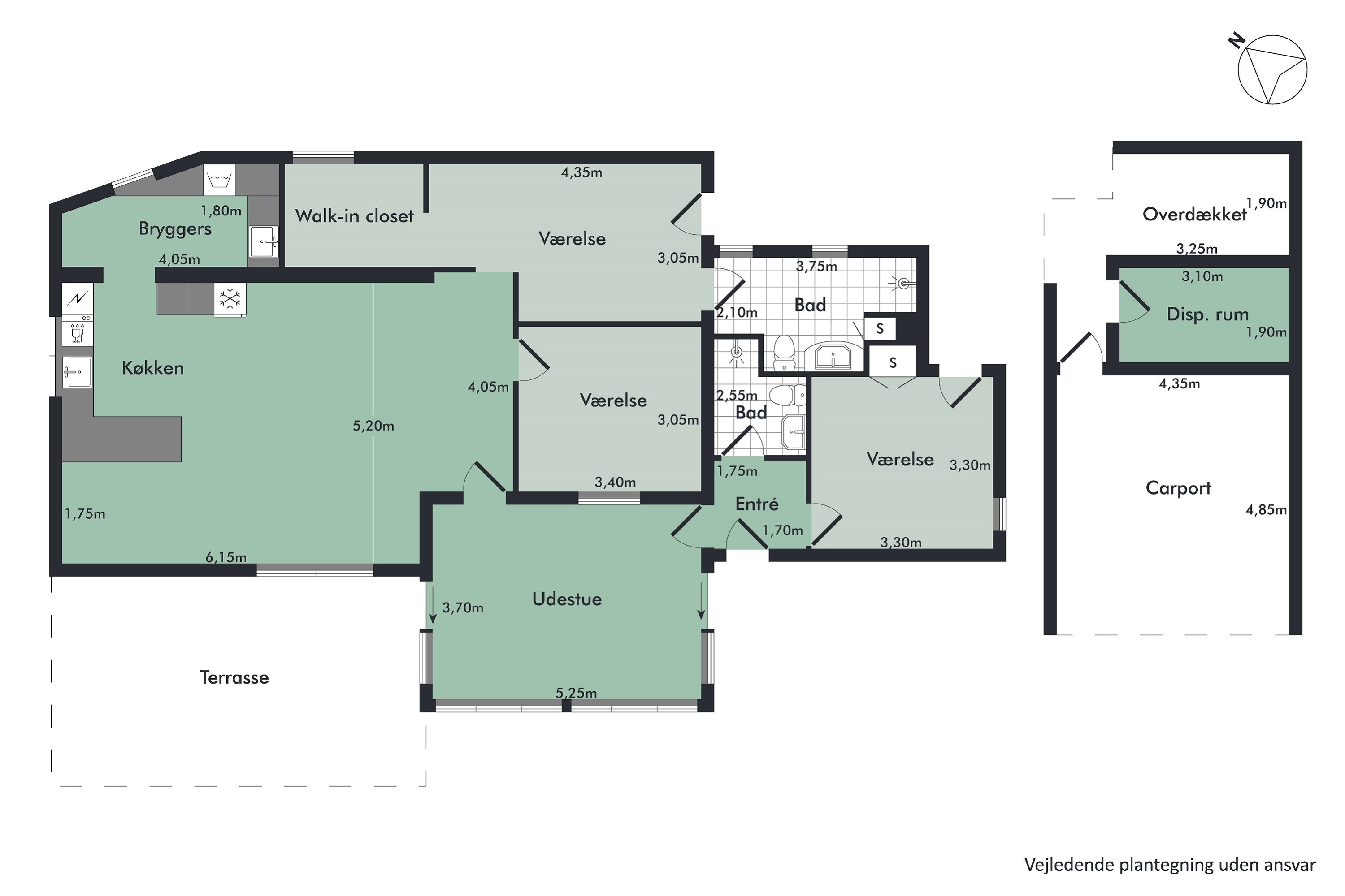 Plantegninger billede af Svalegårdsvej 74, Hasseris, 9000 Aalborg