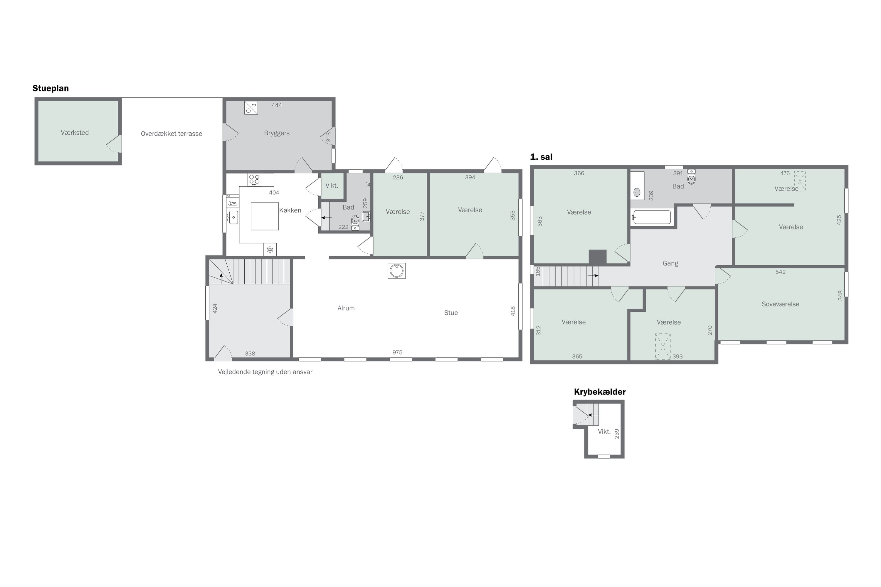 Plantegninger billede af Hærvejen 30, Bov, 6330 Padborg