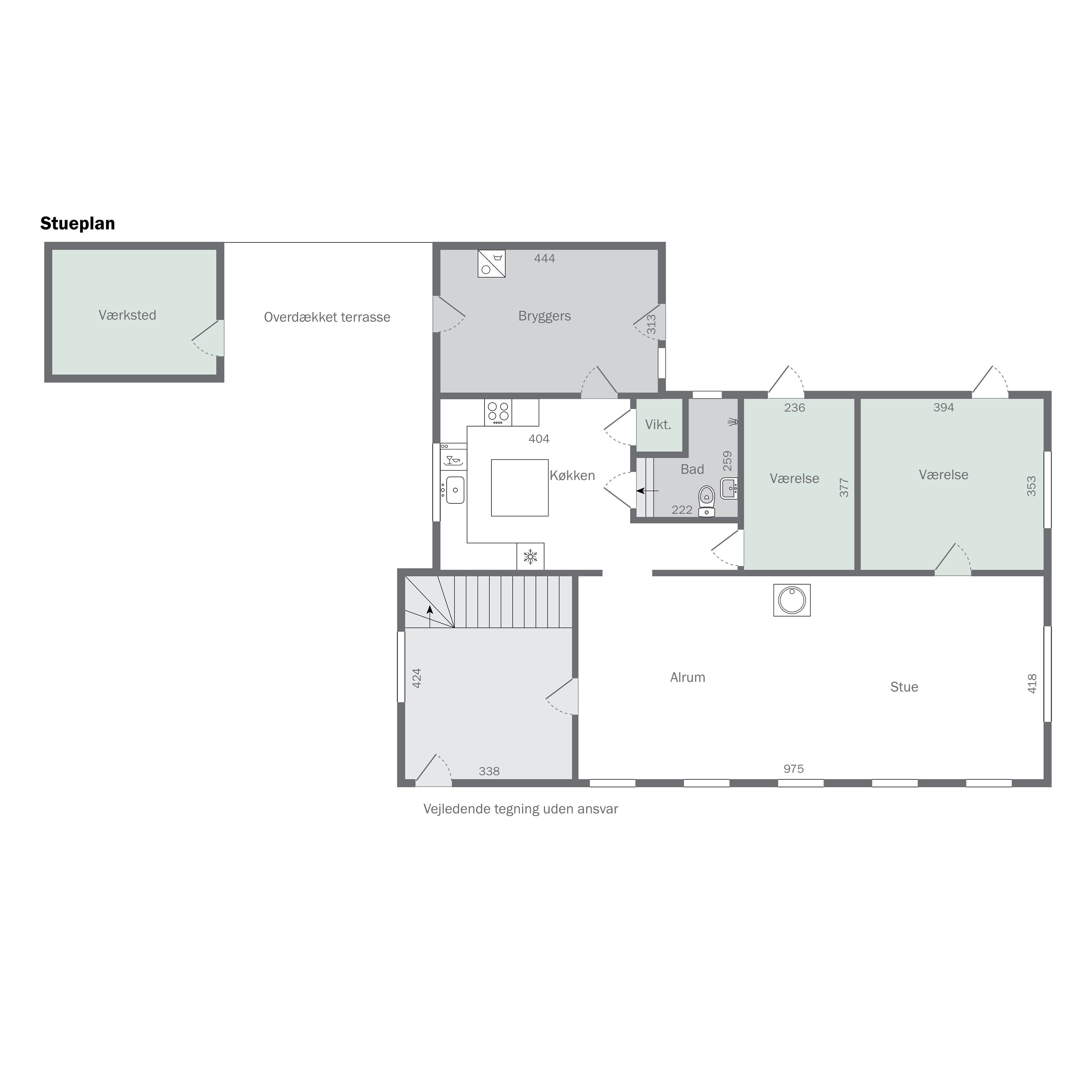 Plantegninger billede af Hærvejen 30, Bov, 6330 Padborg