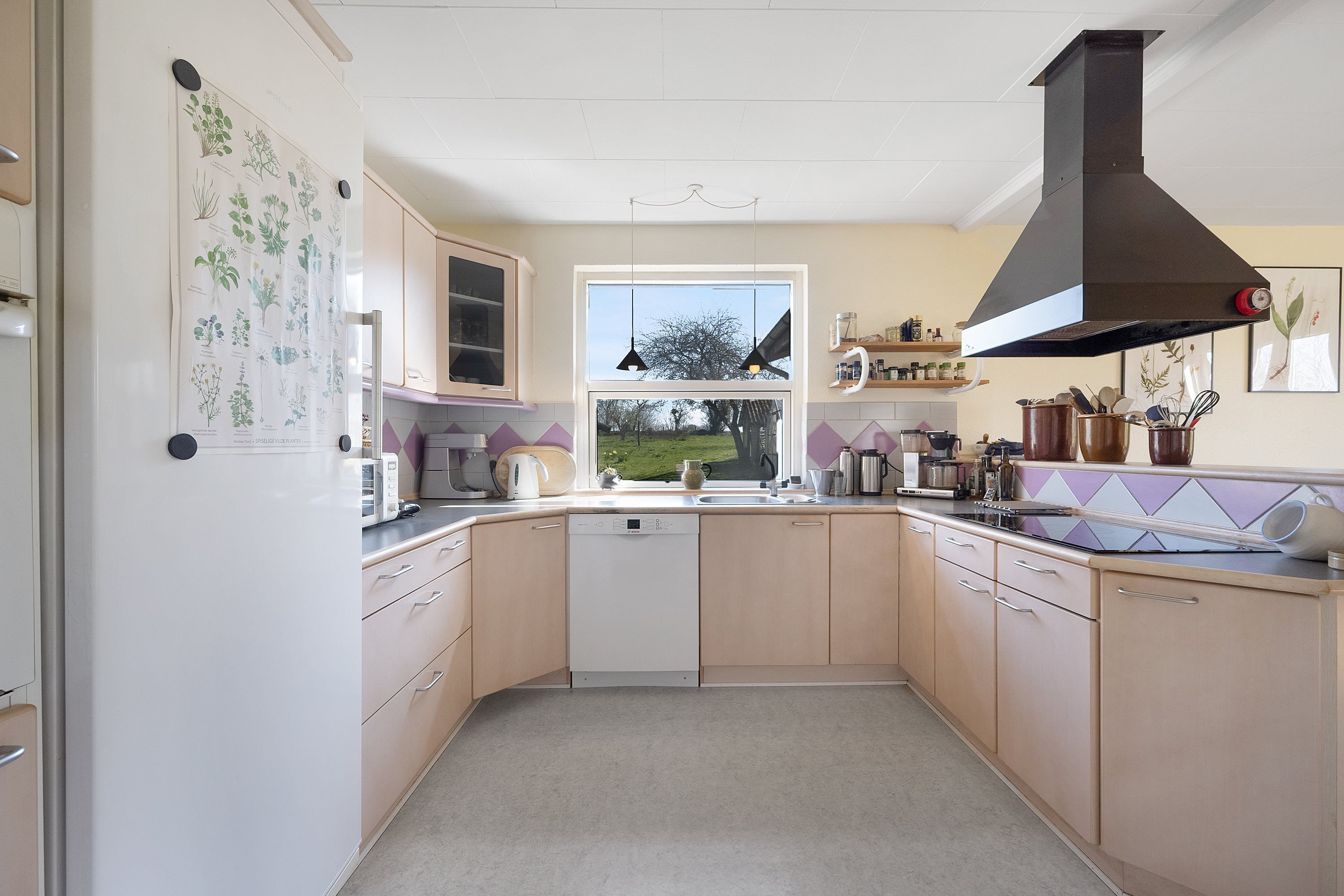 Fremhævet køkken billede i fuldskærmstilstand. Billede af Gammel Hobrovej 3, Bonderup, 9610 Nørager