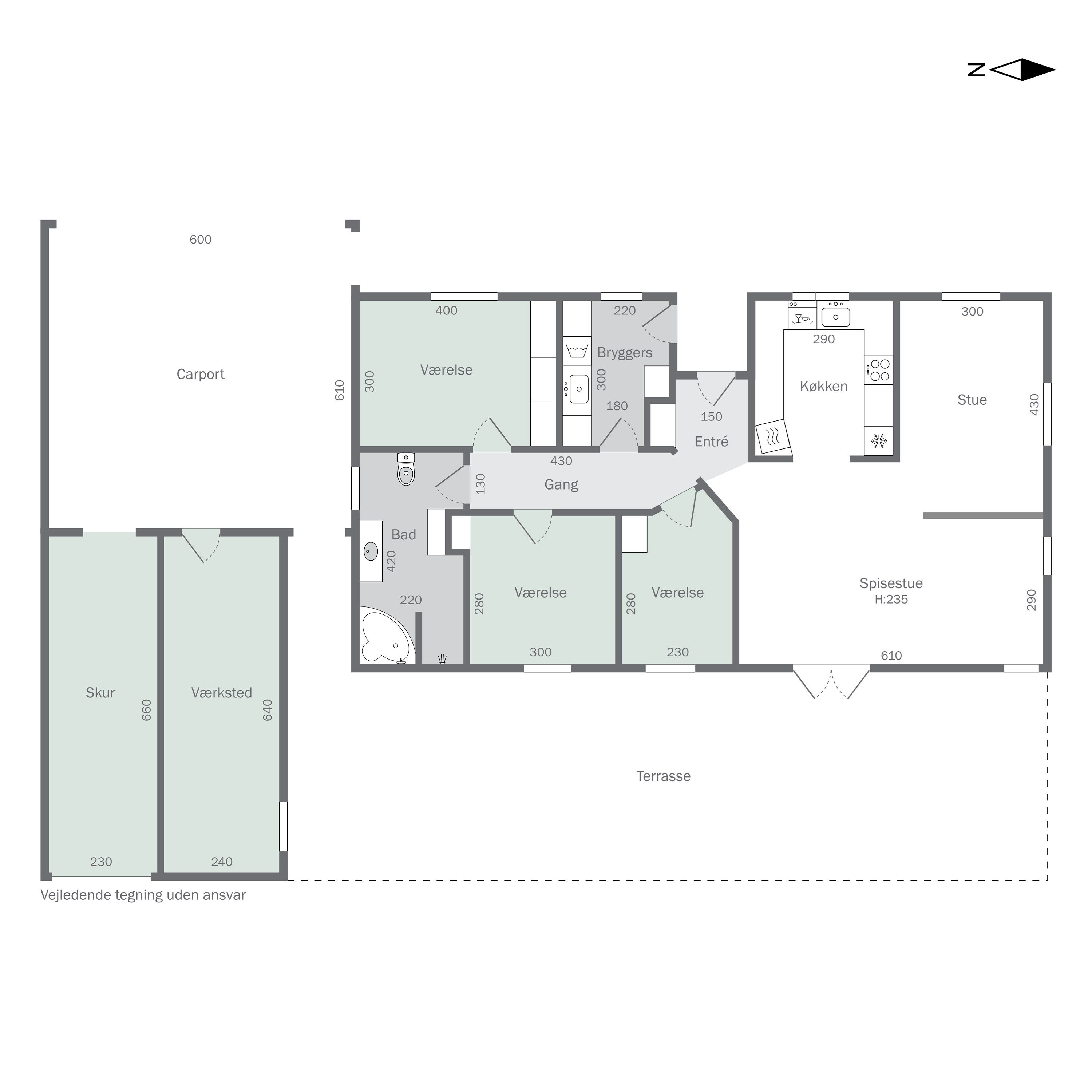Plantegninger billede af Bøgeløkken 5, Thurø, 5700 Svendborg