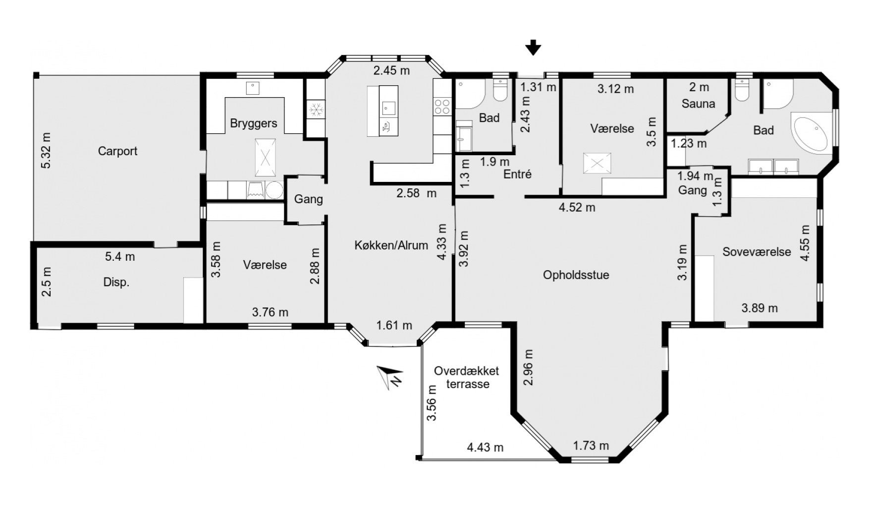 Plantegninger billede af Skibsbakken 41, 5881 Skårup Fyn
